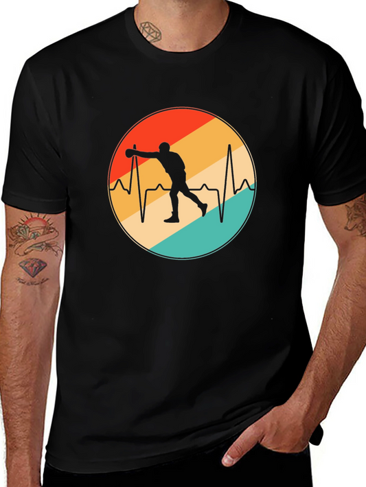 Bowling Heartbeat T-Shirt - Retro Design