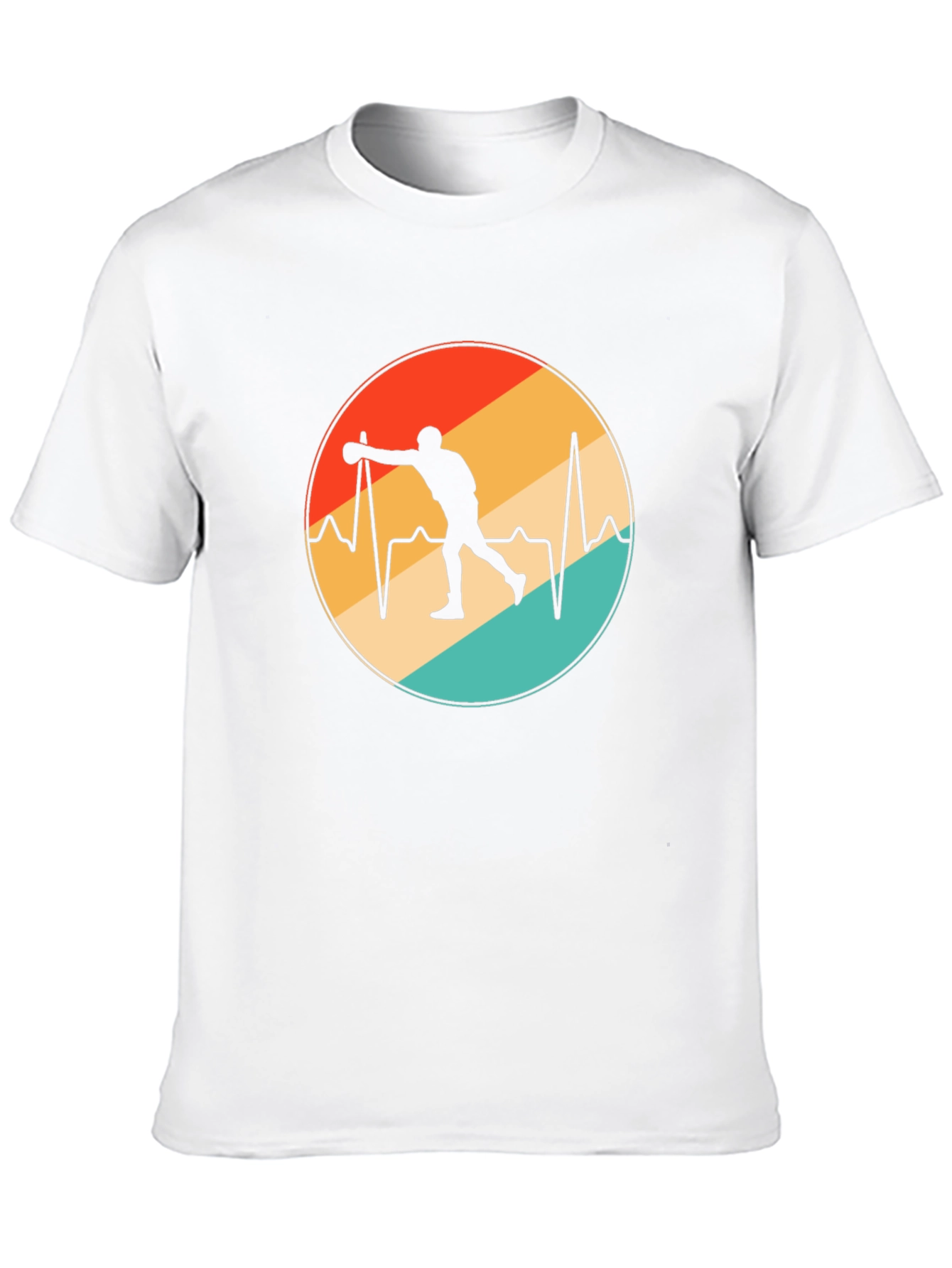 Bowling Heartbeat T-Shirt - Retro Design