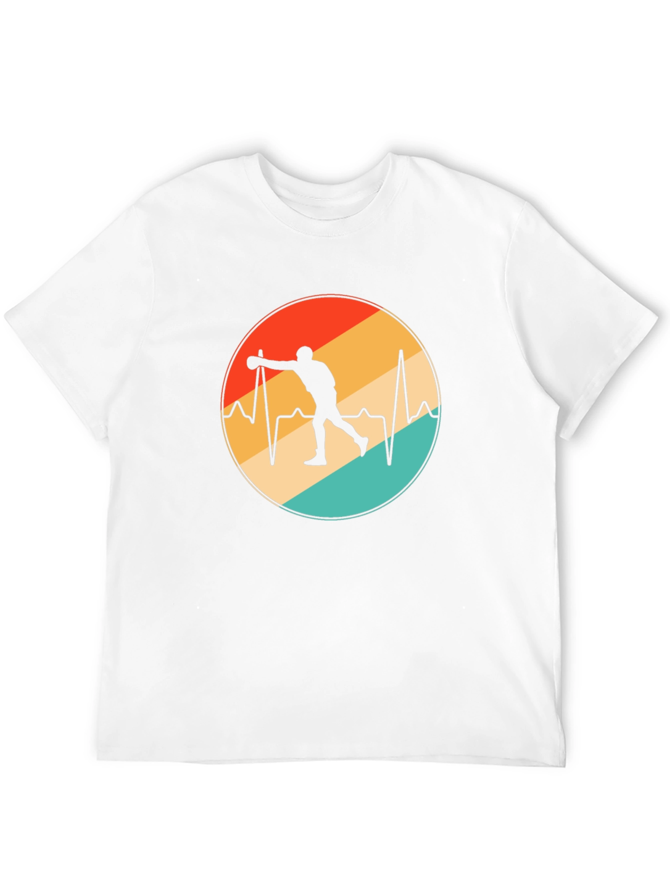 Bowling Heartbeat T-Shirt - Retro Design