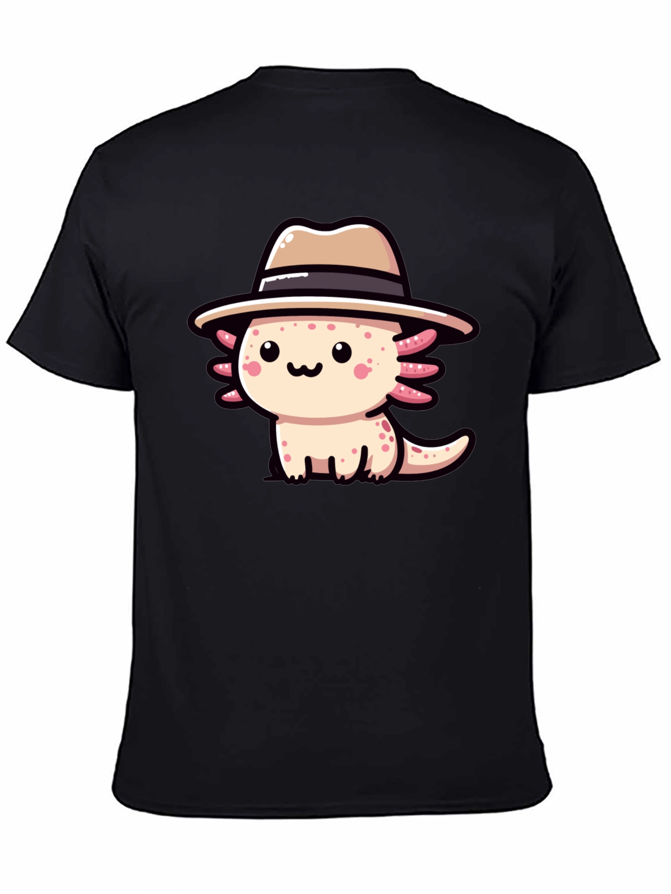 Axolotl Gangster T-Shirt - Cute Cartoon Tee