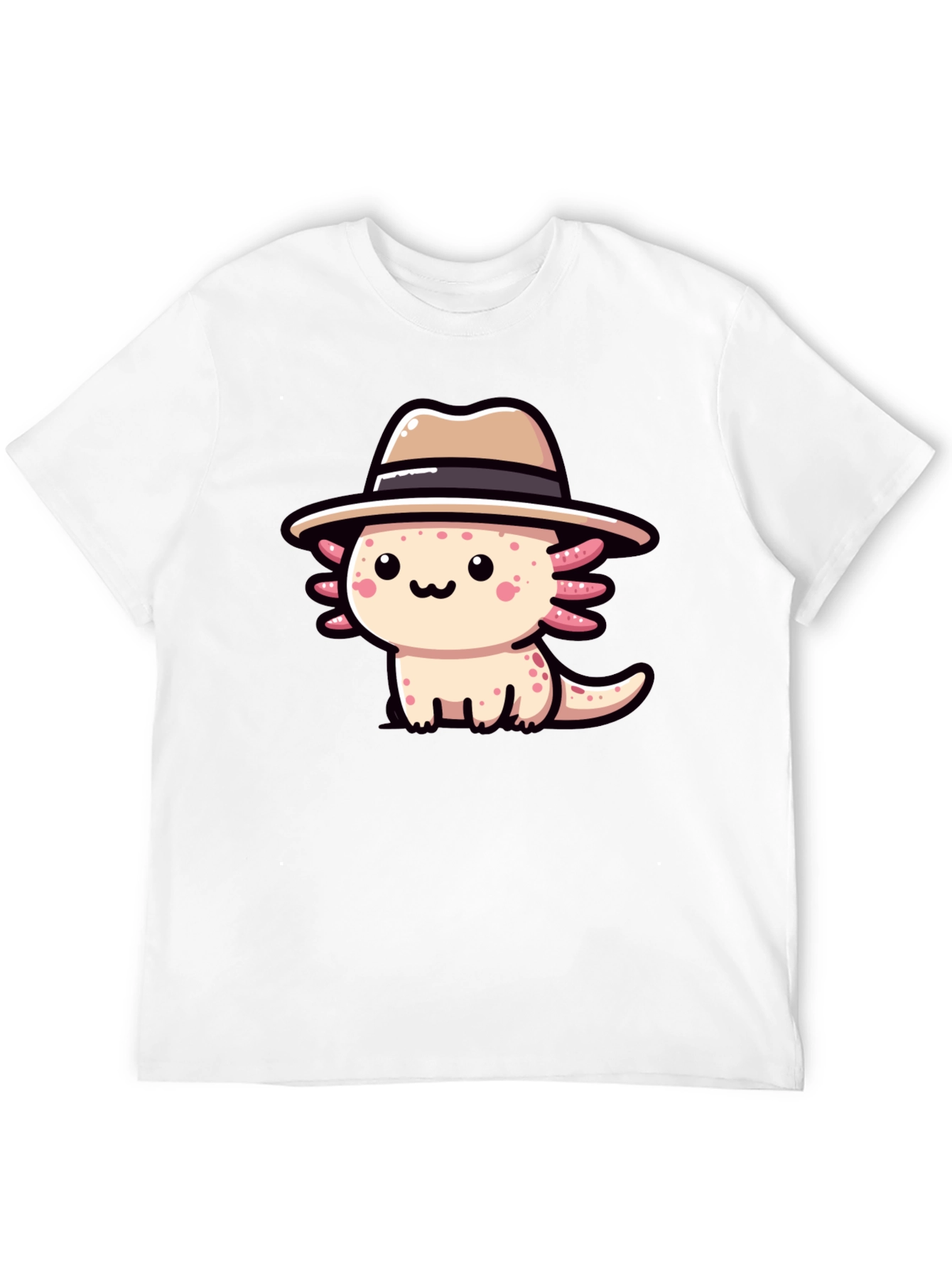 Axolotl Gangster T-Shirt - Cute Cartoon Tee