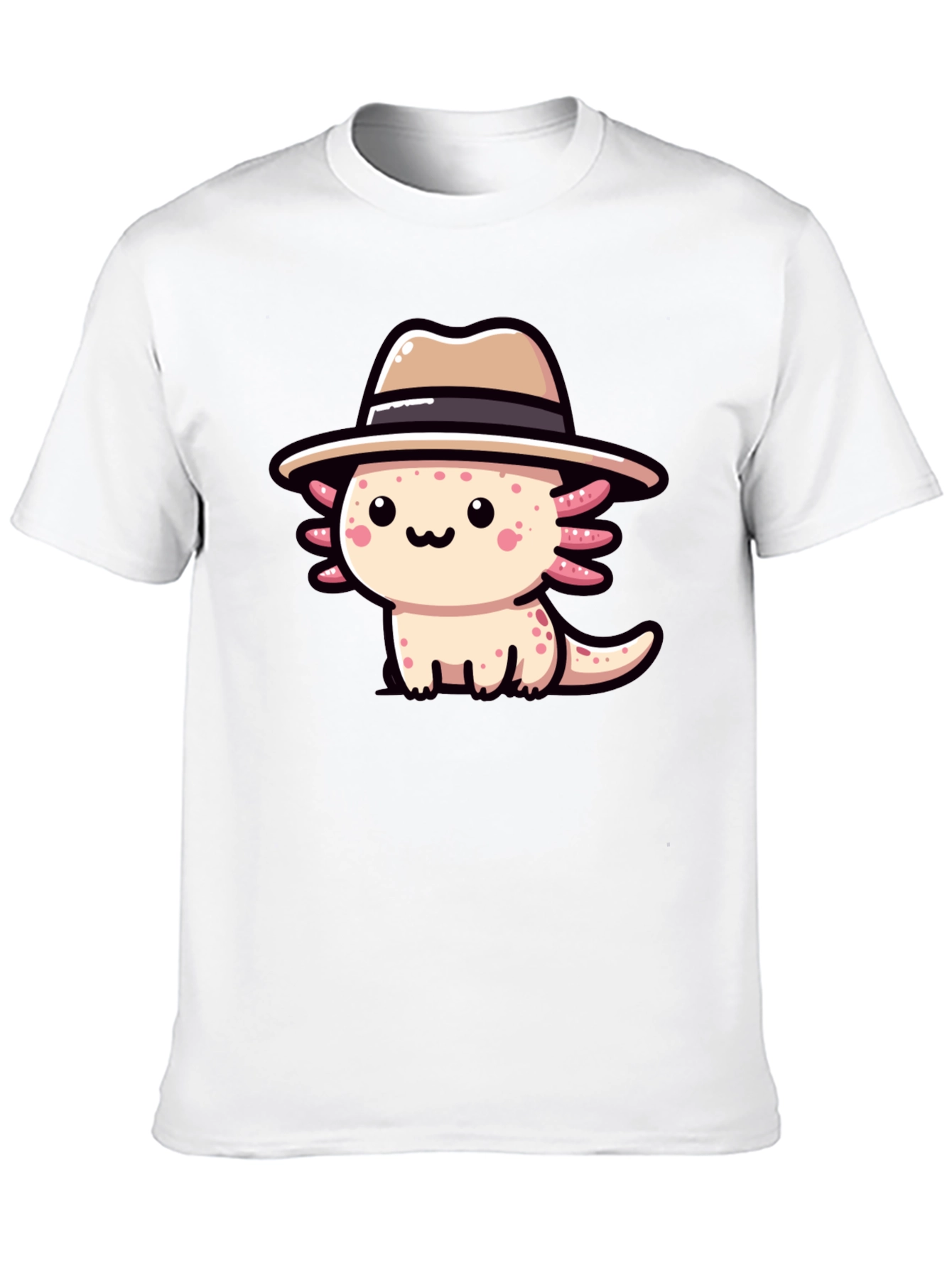 Axolotl Gangster T-Shirt - Cute Cartoon Tee