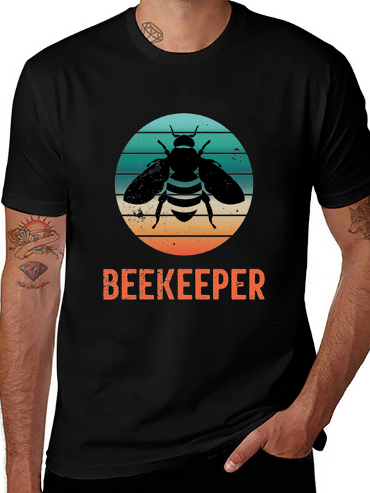 Beekeeper Bee T-Shirt - Honey Lover Retro Style Tee