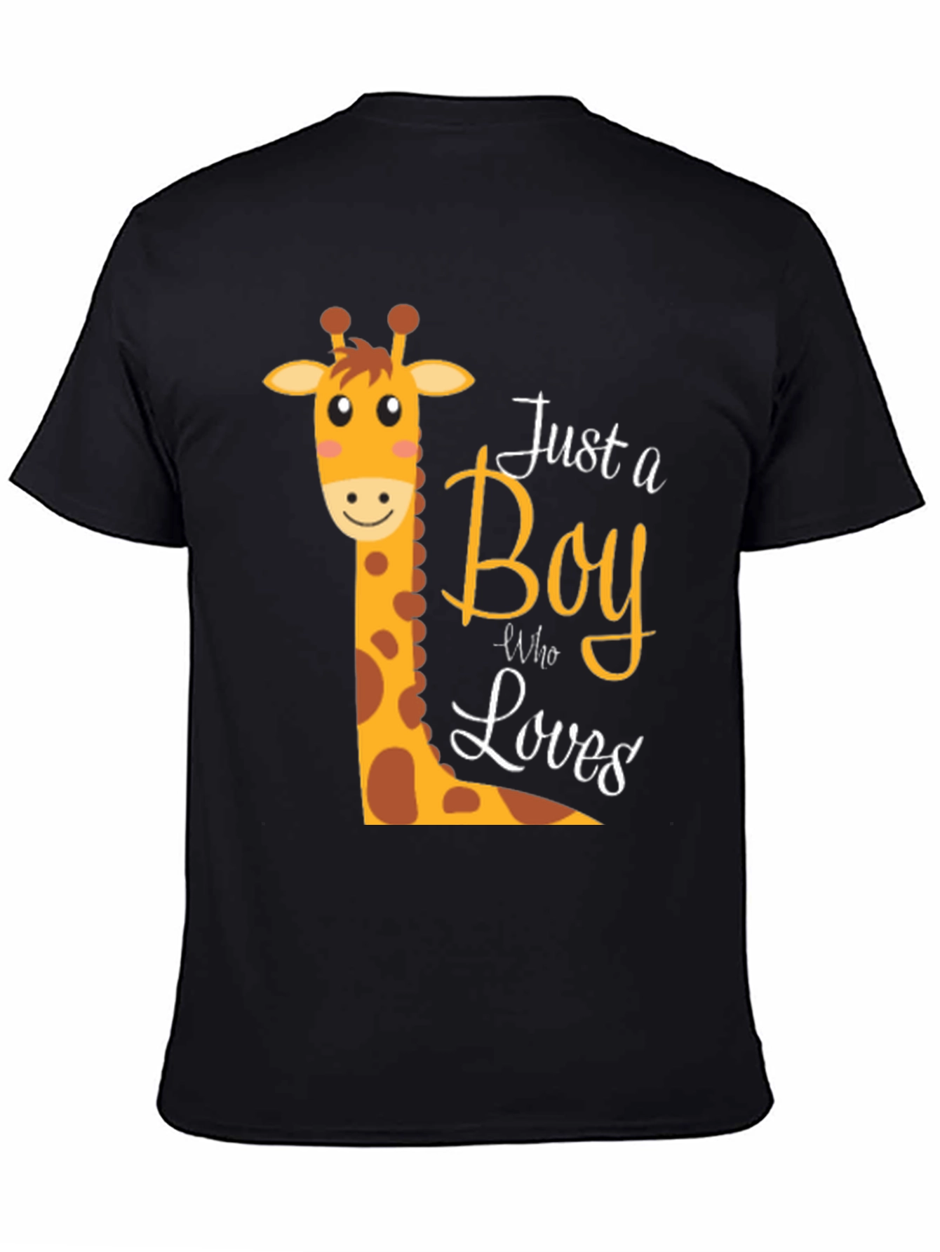 Boy Giraffe Graphic T-Shirt - Fun & Stylish Tee