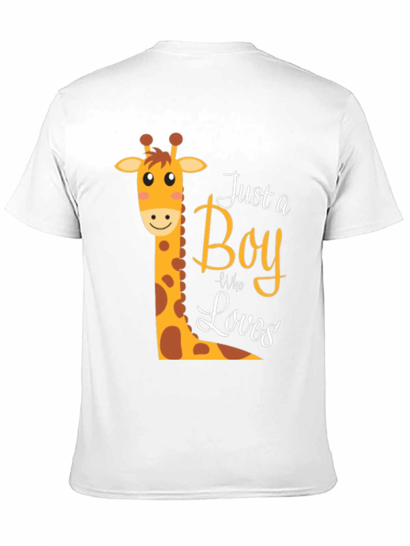 Boy Giraffe Graphic T-Shirt - Fun & Stylish Tee