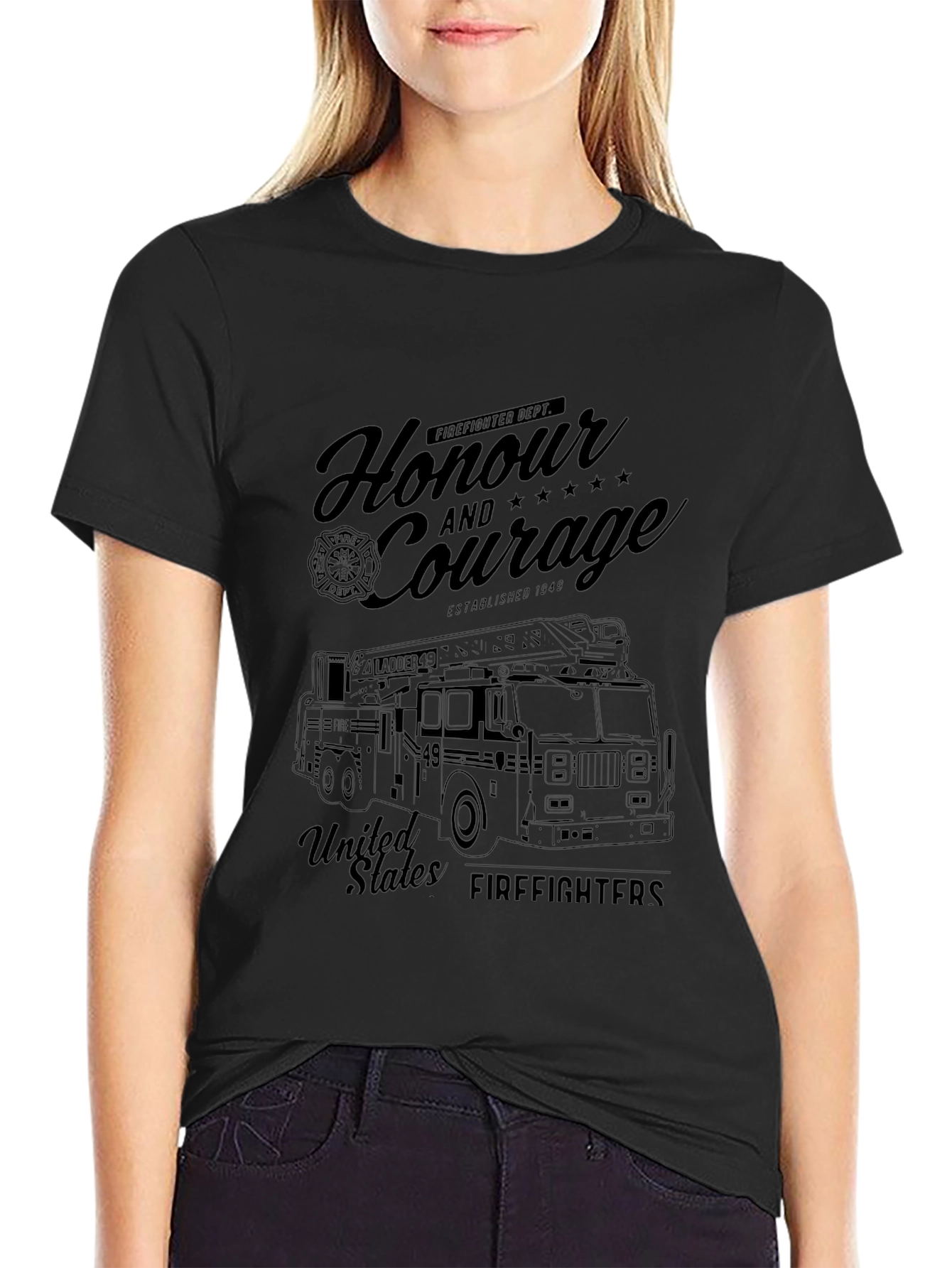 Honour & Courage Firefighter T-Shirt