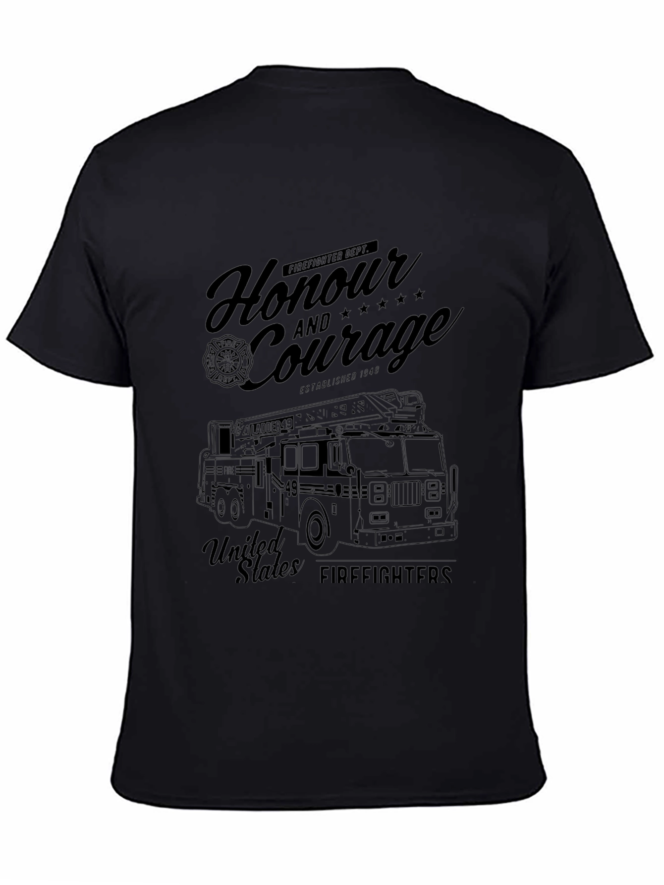 Honour & Courage Firefighter T-Shirt