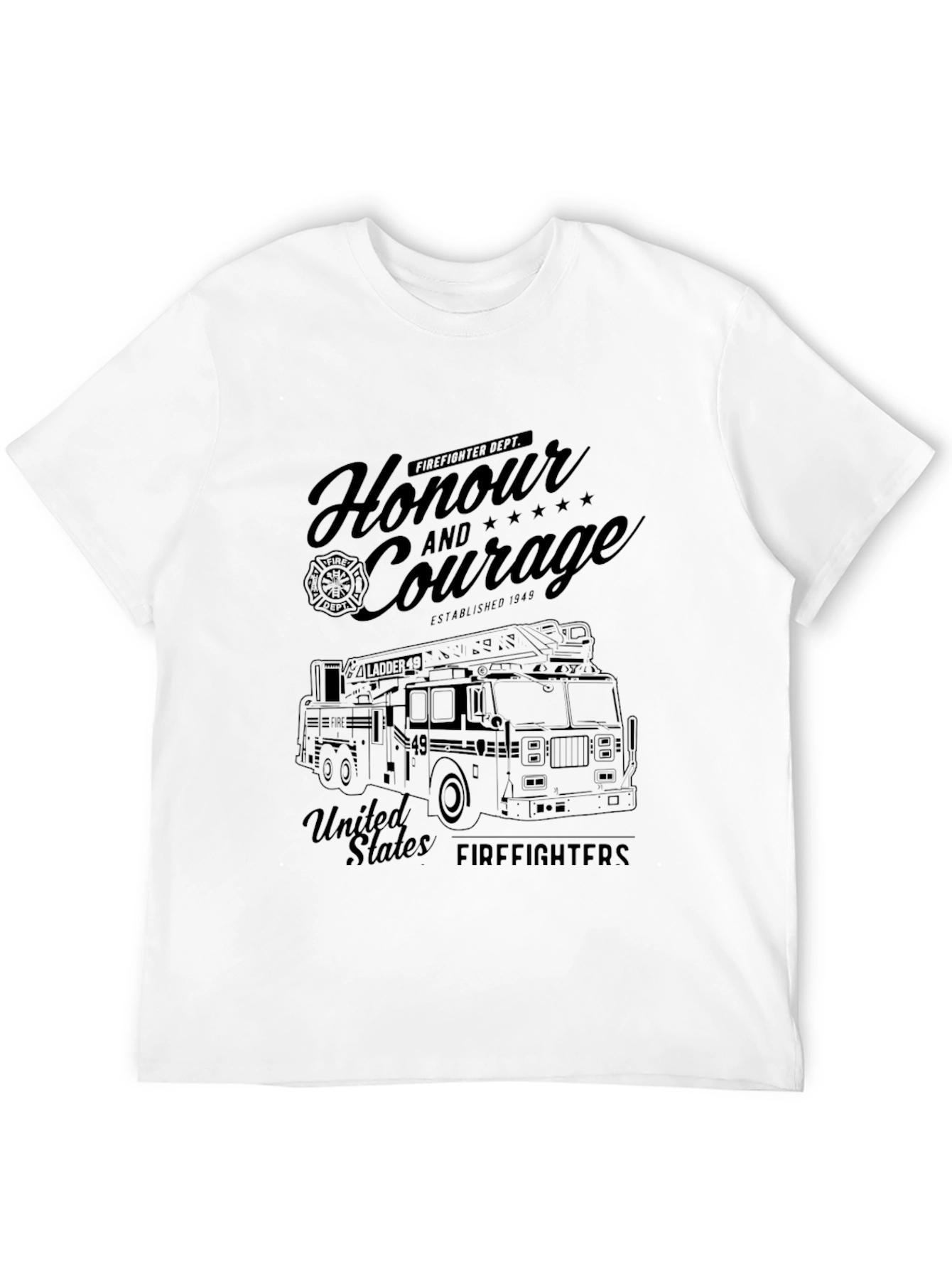 Honour & Courage Firefighter T-Shirt