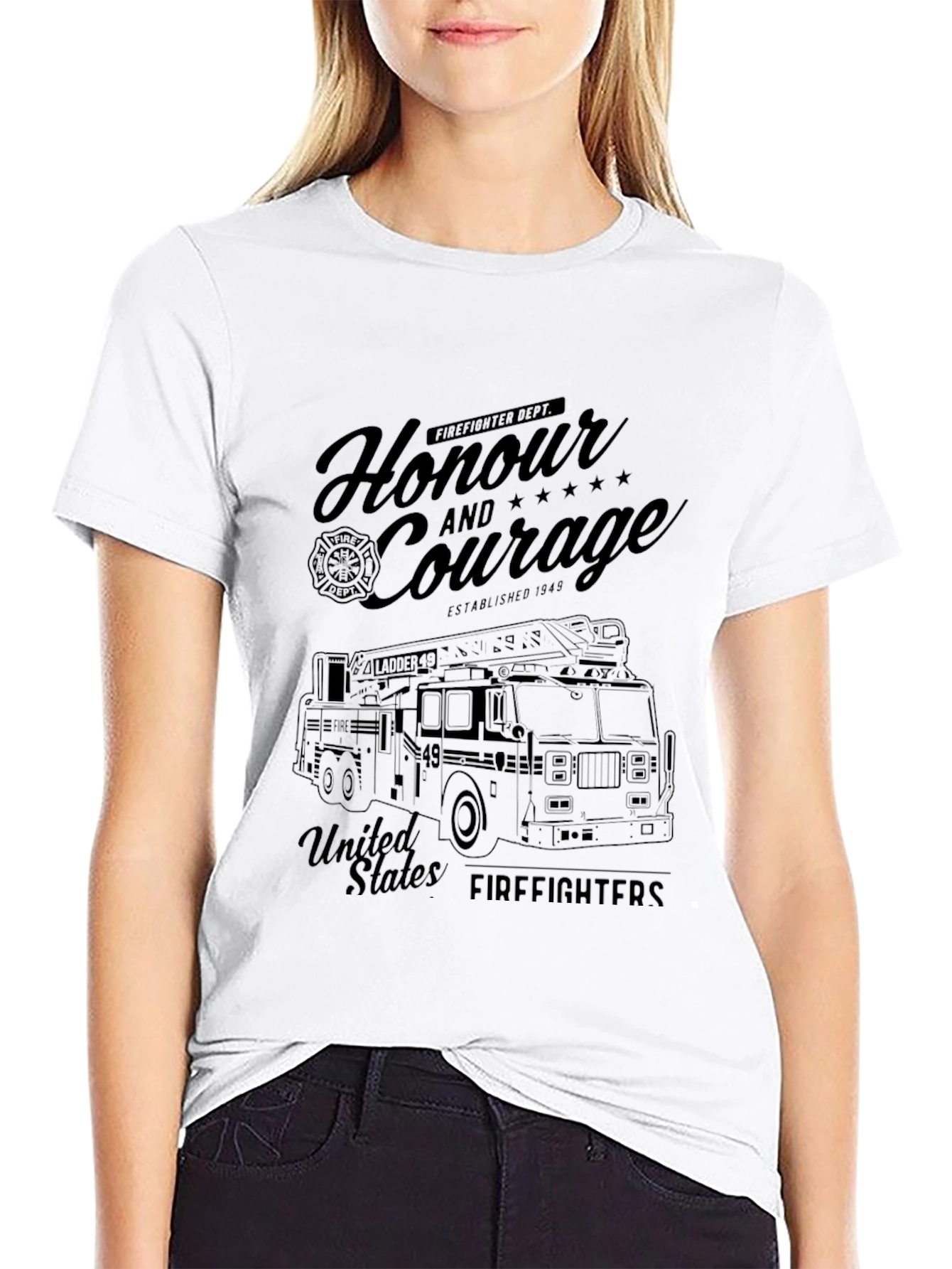 Honour & Courage Firefighter T-Shirt
