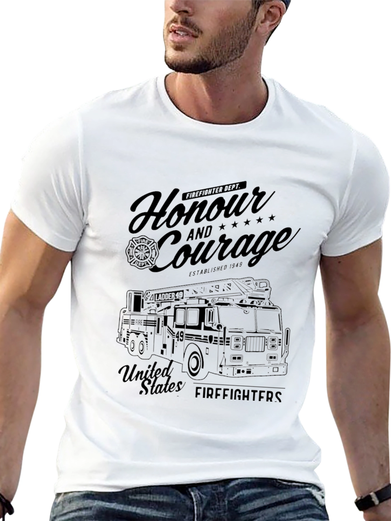 Honour & Courage Firefighter T-Shirt