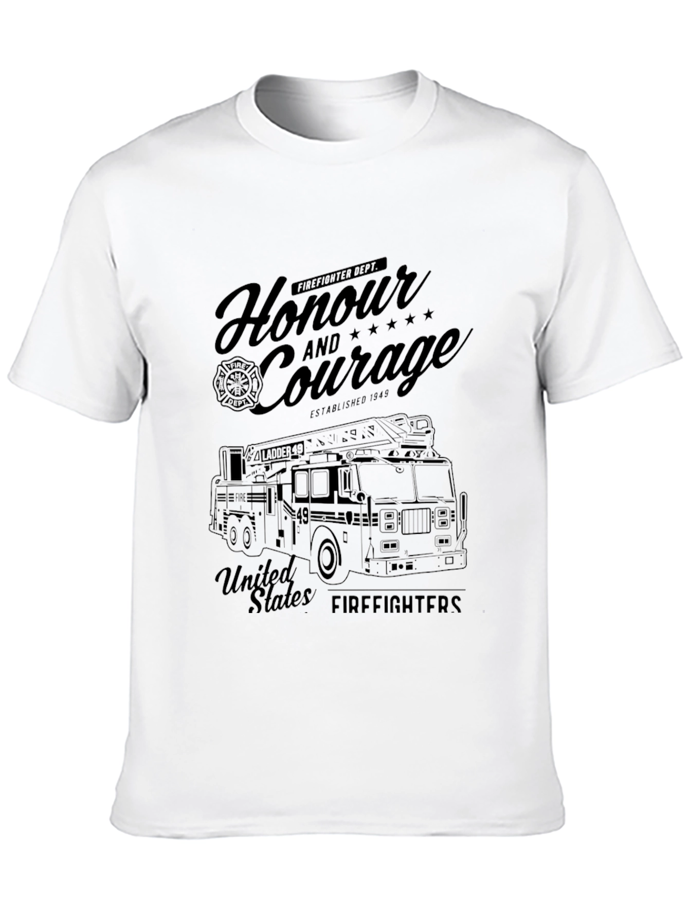 Honour & Courage Firefighter T-Shirt