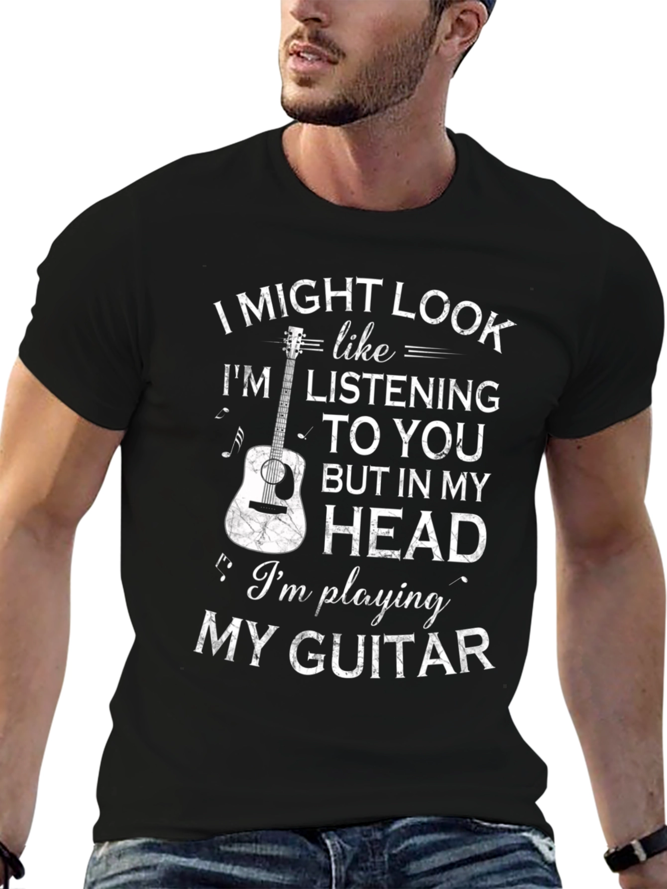 Guitar Lover T-Shirt: Im Playing My Guitar!