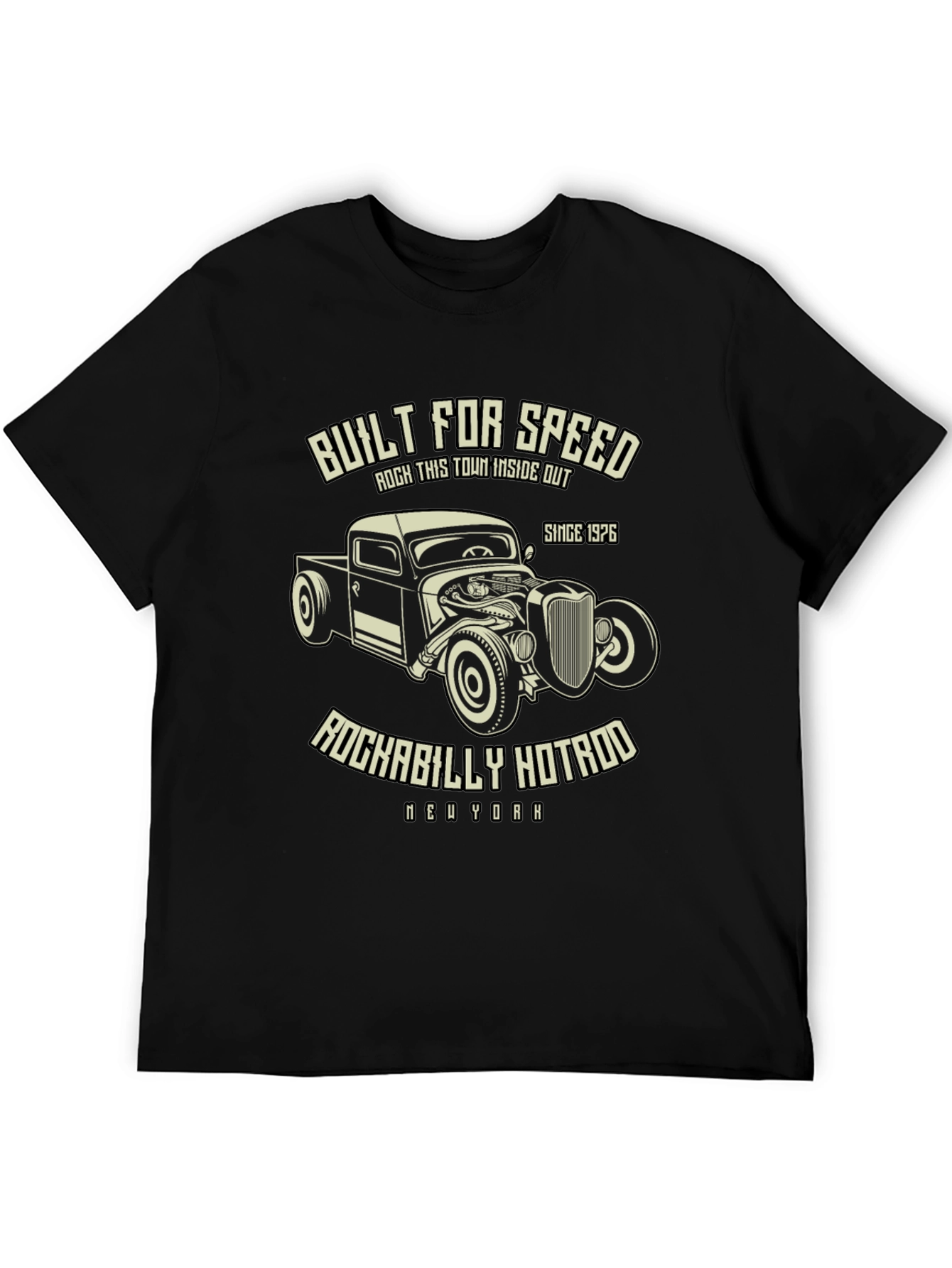 Built For Speed Hotrod Graphic T-Shirt