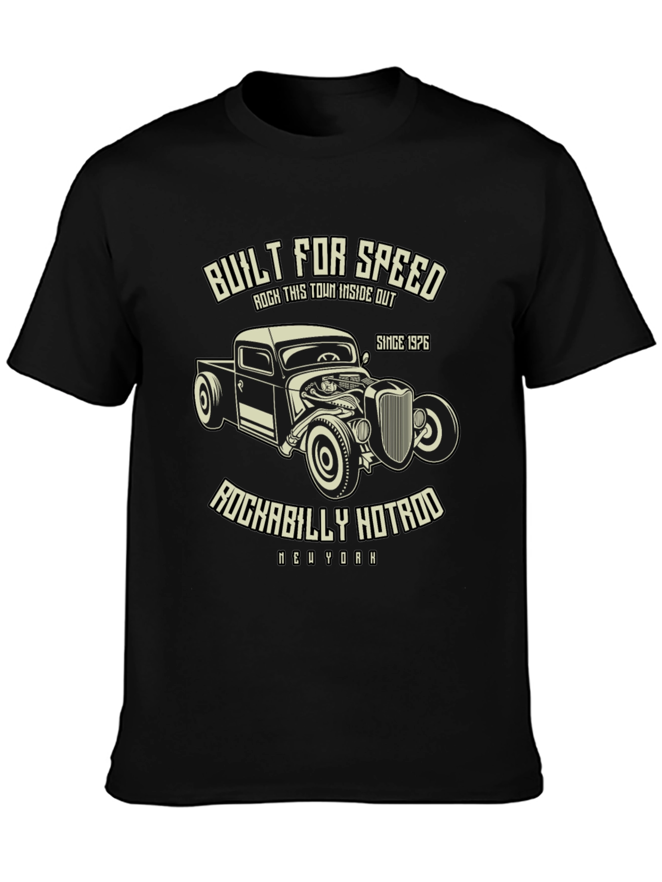 Built For Speed Hotrod Graphic T-Shirt
