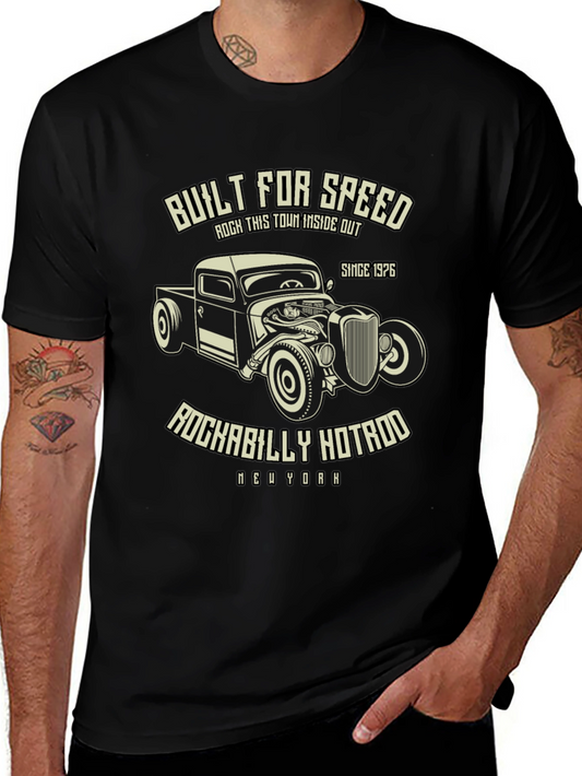 Built For Speed Hotrod Graphic T-Shirt
