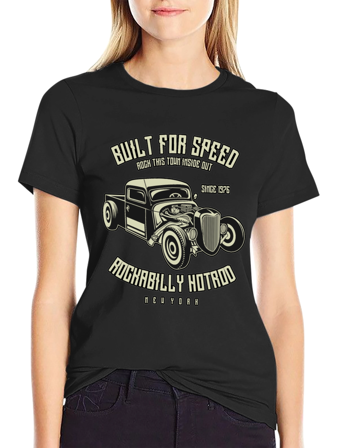 Built For Speed Hotrod Graphic T-Shirt