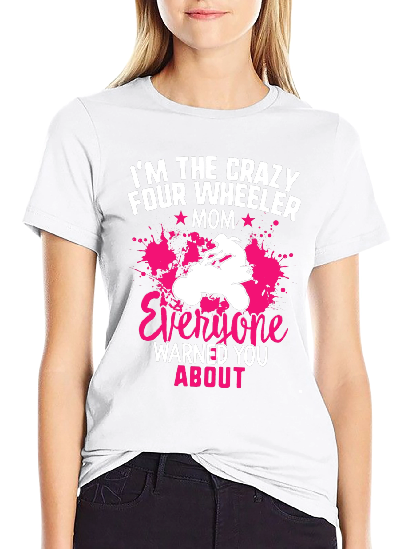 Crazy Four Wheeler Mom Graphic Tee