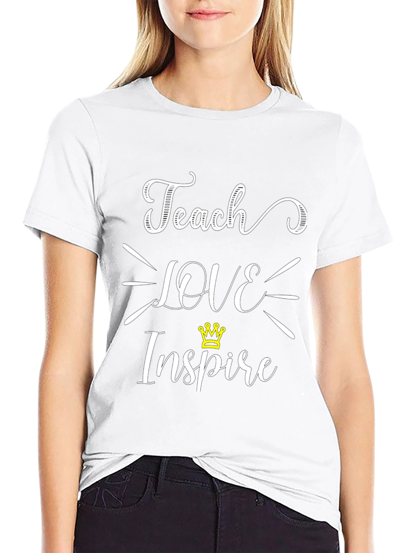 Teach Love Inspire T-Shirt - Teacher Appreciation Gift