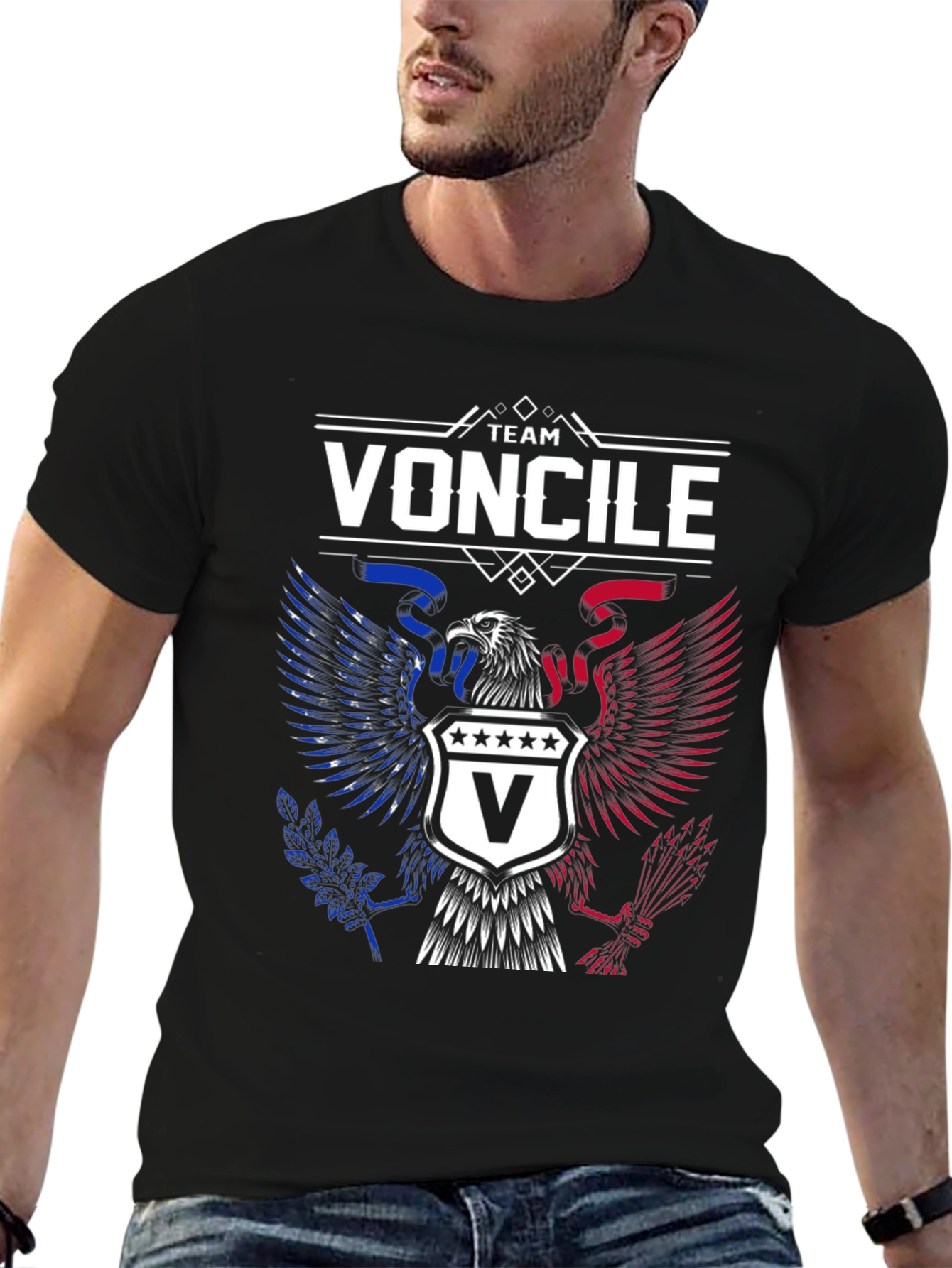 Team Voncile Eagle Patriotic T-Shirt
