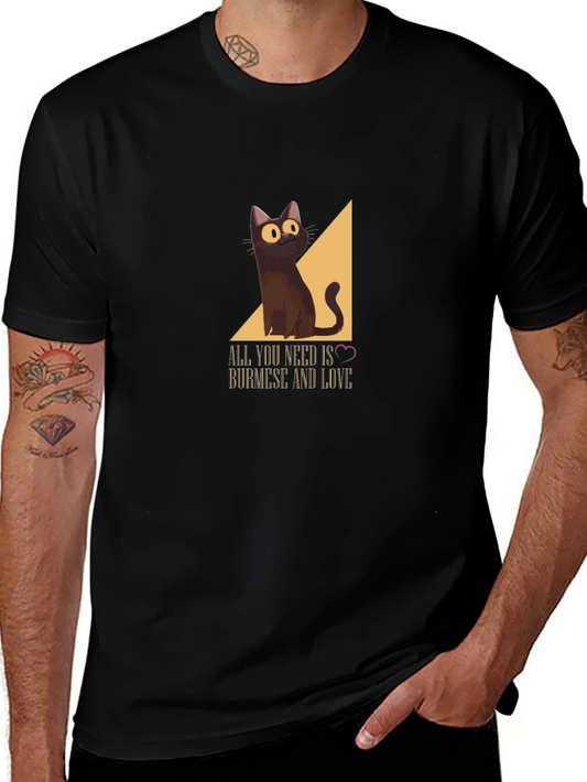Burmese Cat T-Shirt: All You Need Is Love!