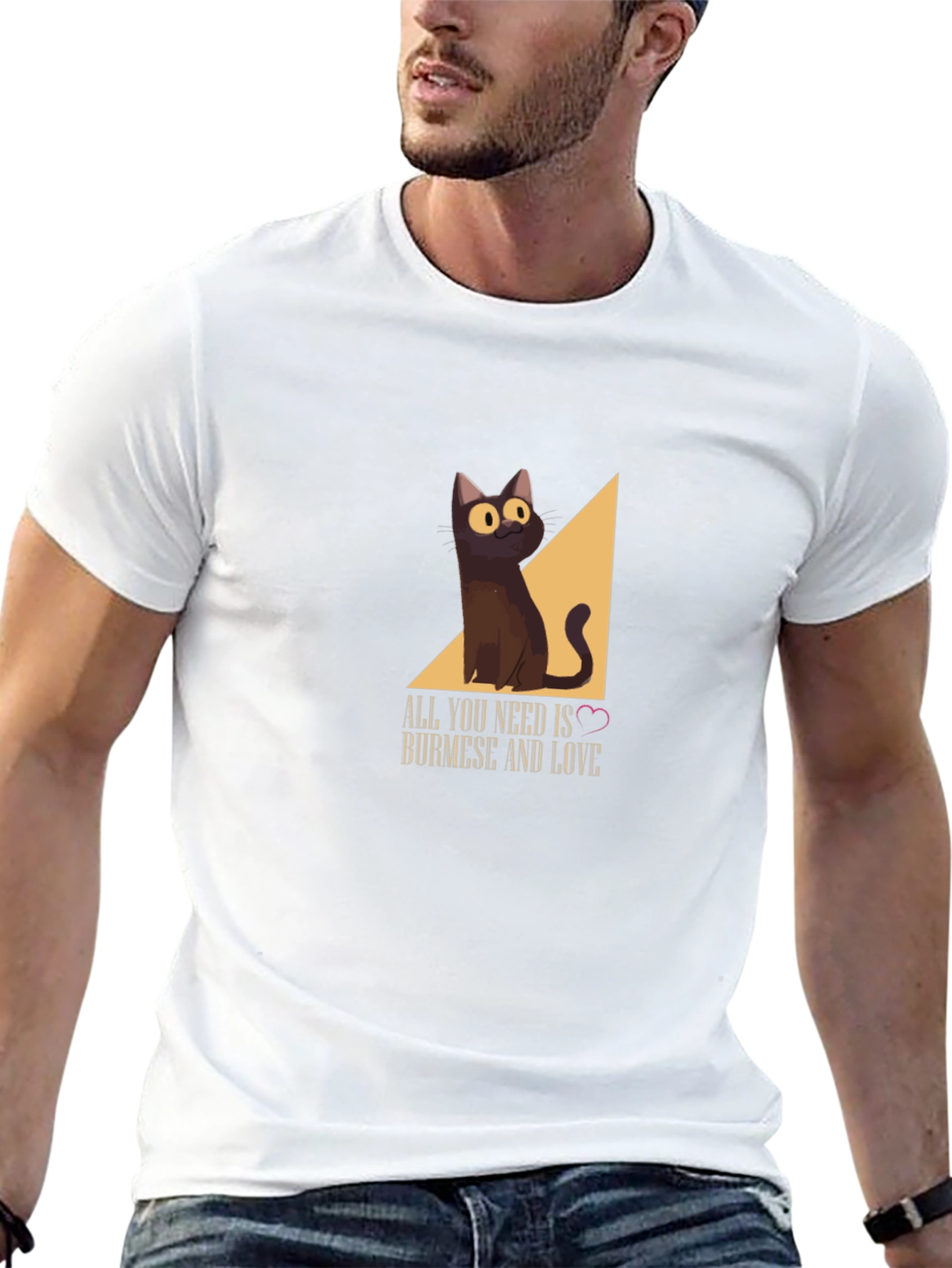 Burmese Cat T-Shirt: All You Need Is Love!