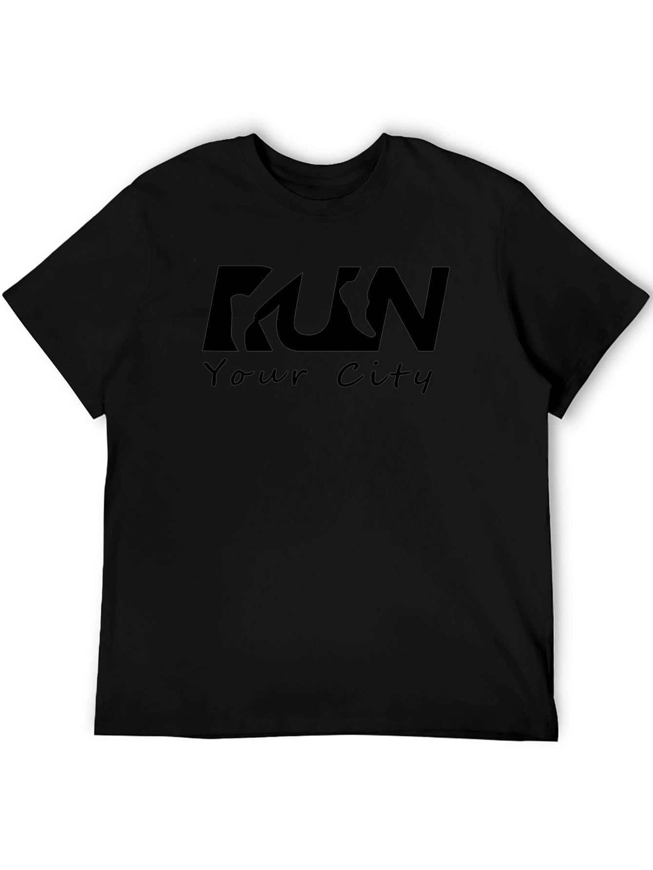 Run Your City Black T-Shirt