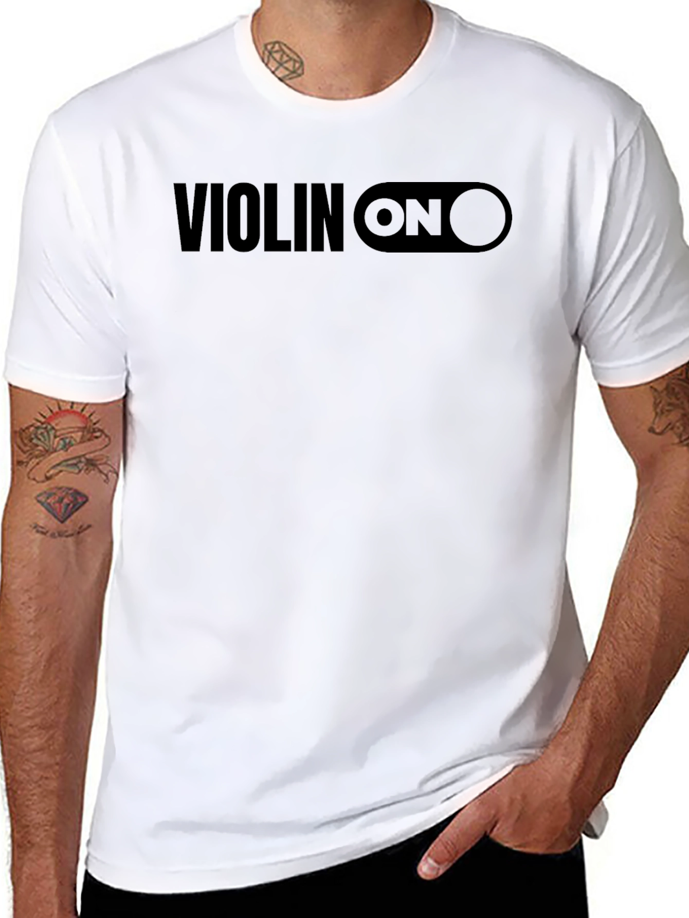 Violin On Funny Music T-Shirt