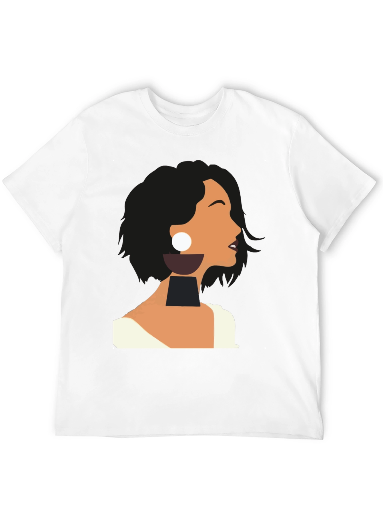Abstract Woman Graphic Tee - Modern Art T-Shirt