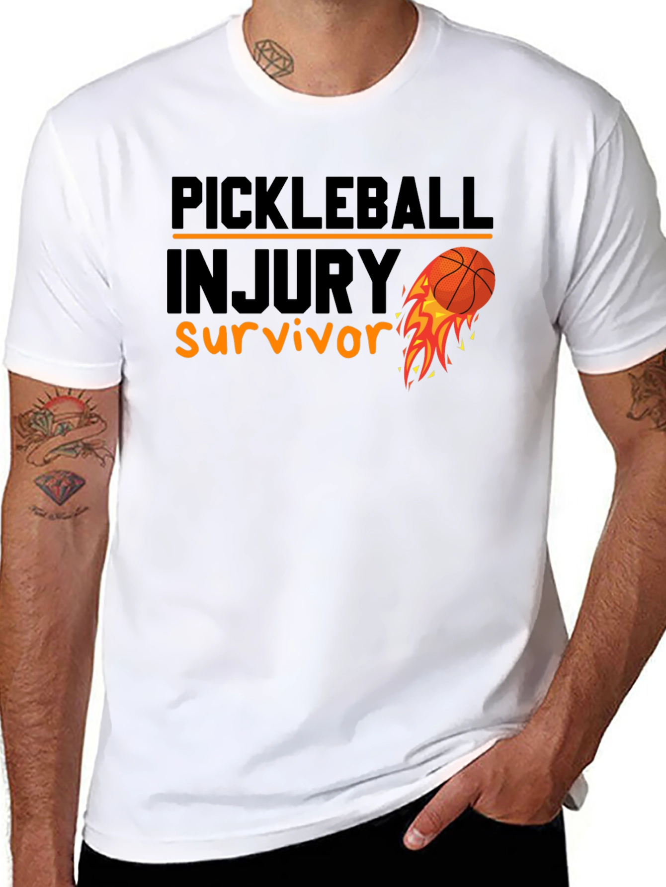 Pickleball Injury Survivor Graphic Tee