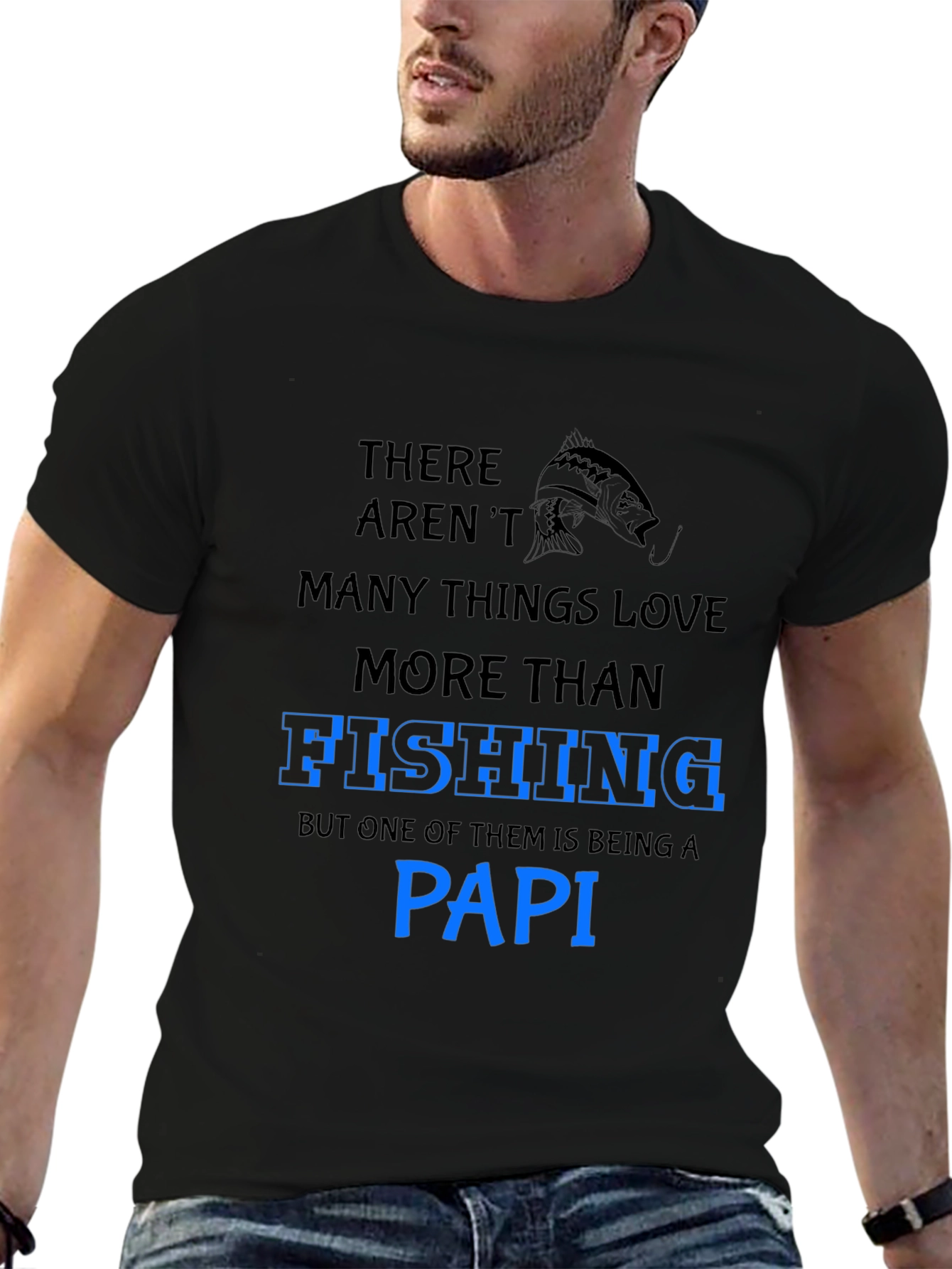 Fishing Papi T-Shirt - Mens Graphic Tee