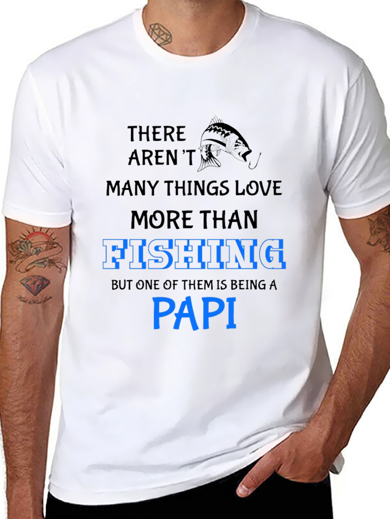 Fishing Papi T-Shirt - Mens Graphic Tee
