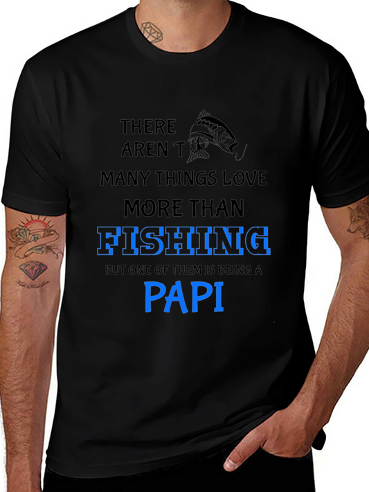 Fishing Papi T-Shirt - Mens Graphic Tee