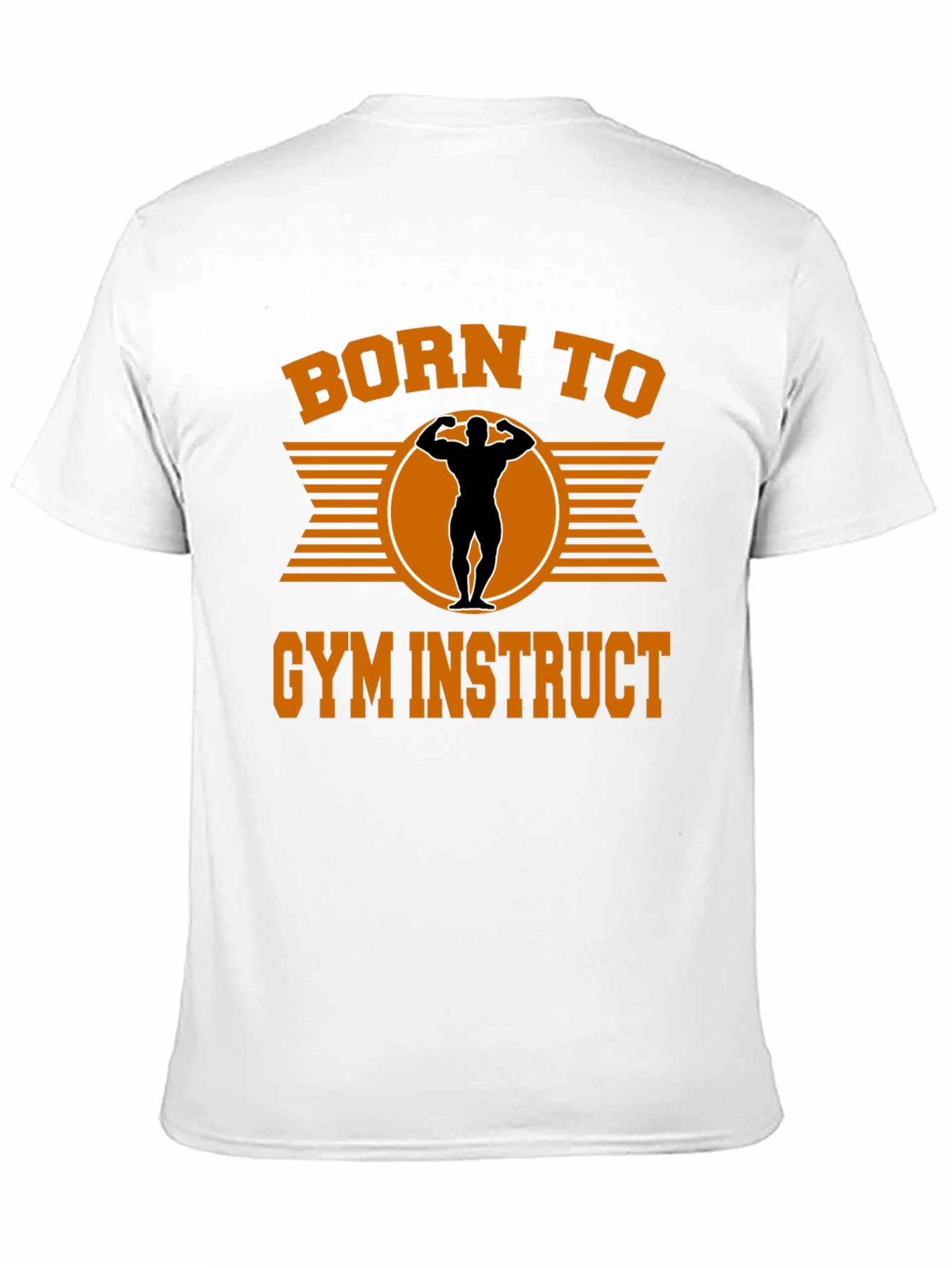 Born To Gym Instruct Black T-Shirt