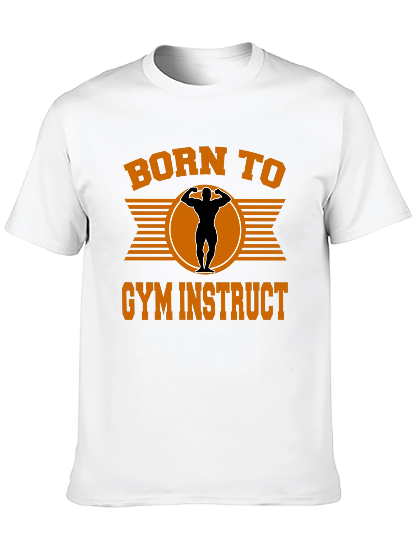 Born To Gym Instruct Black T-Shirt