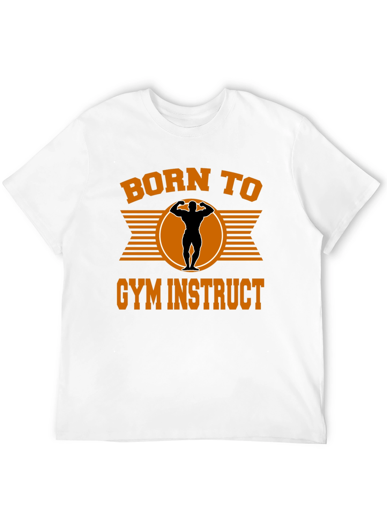 Born To Gym Instruct Black T-Shirt