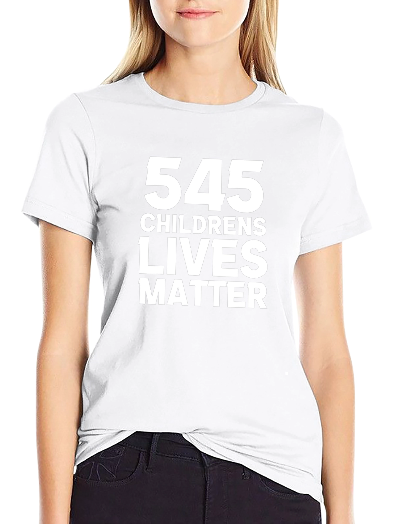 545 Childrens Lives Matter Black Graphic Tee