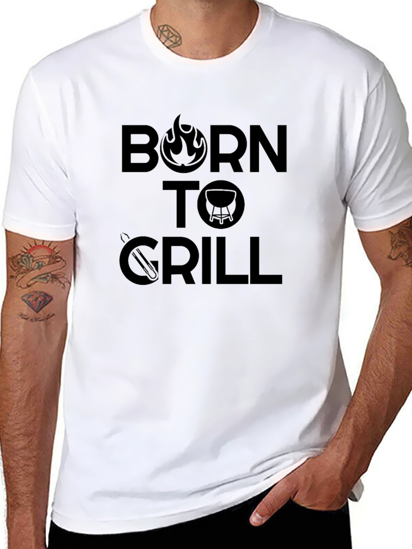 Born to Grill - BBQ Graphic Tee