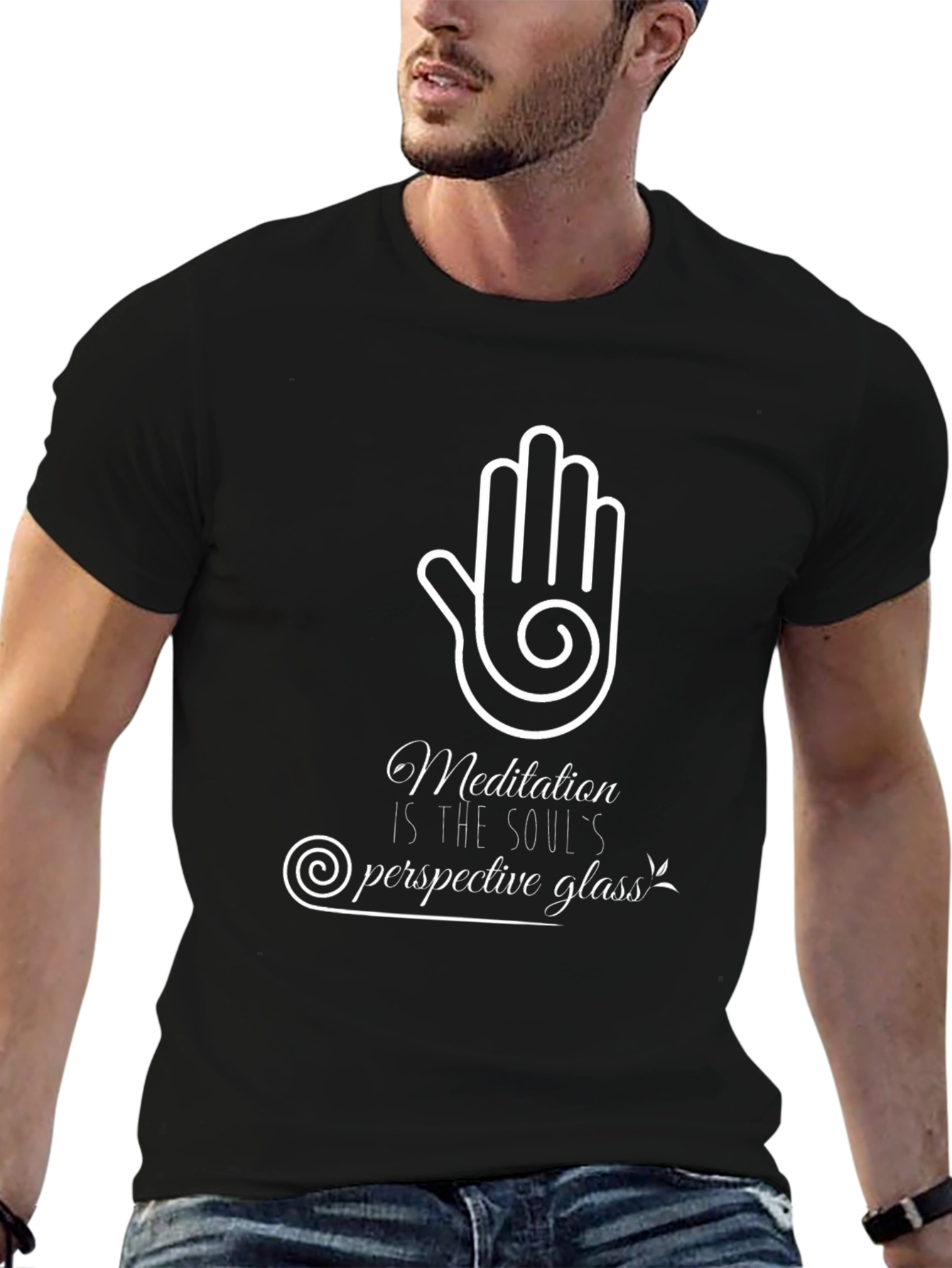 Meditation Soul Perspective Glass T-Shirt