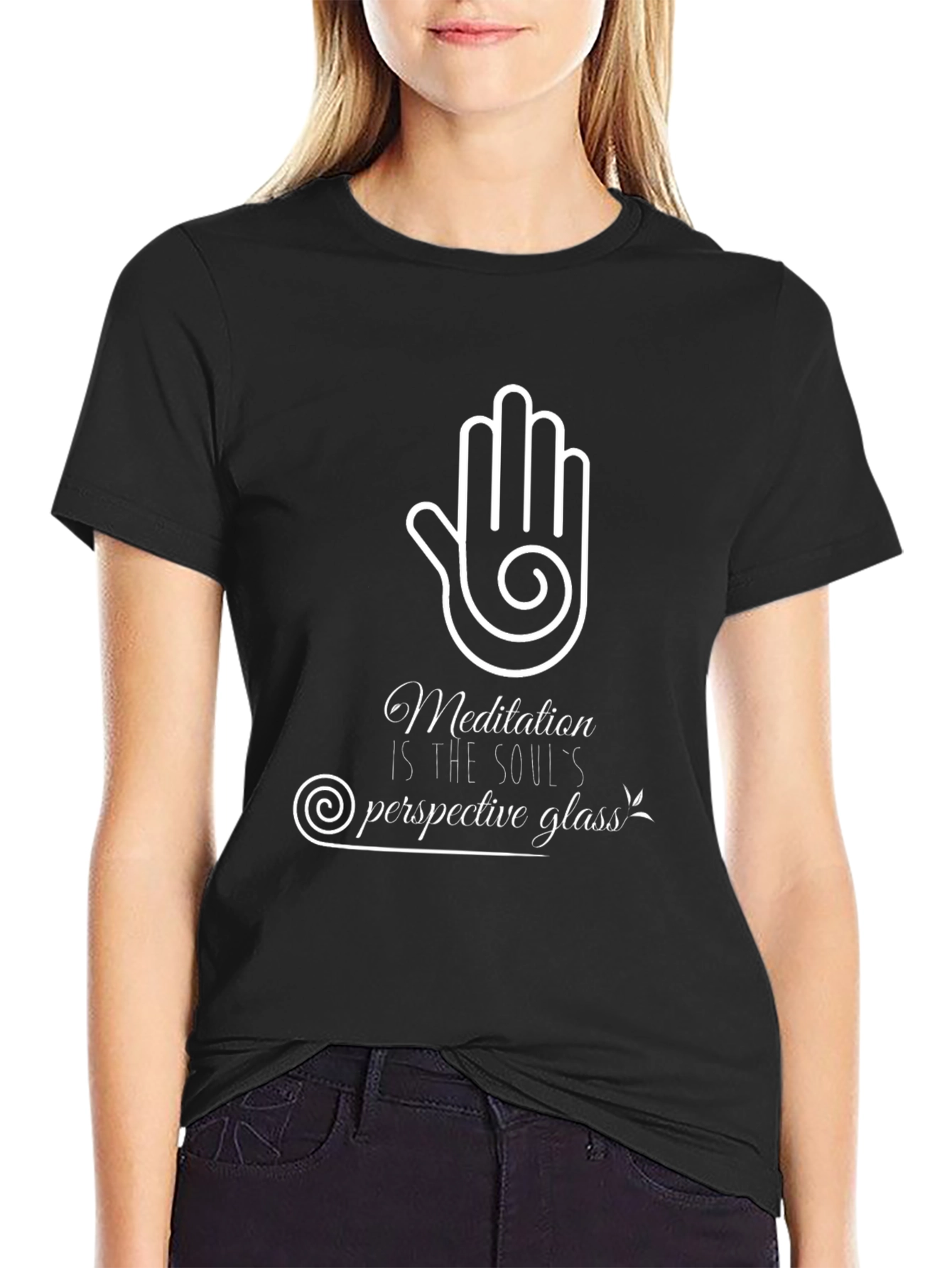 Meditation Soul Perspective Glass T-Shirt