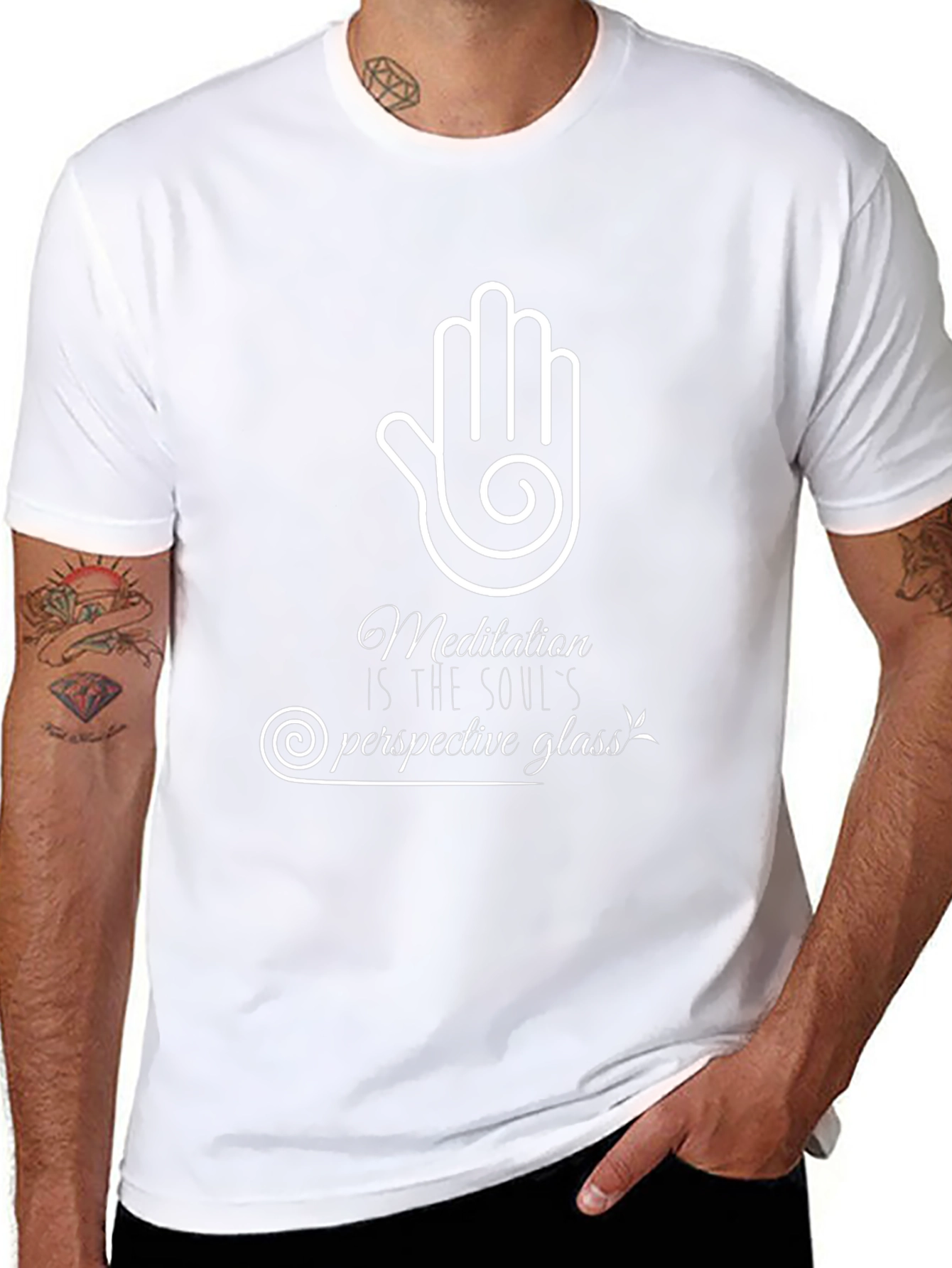 Meditation Soul Perspective Glass T-Shirt