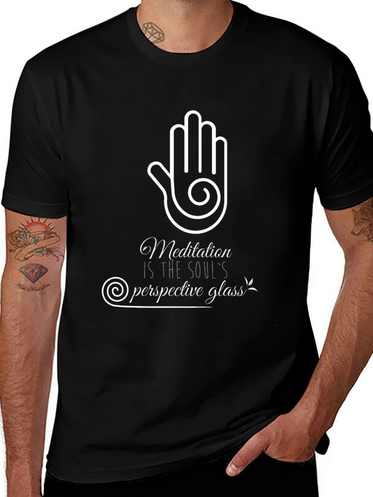 Meditation Soul Perspective Glass T-Shirt