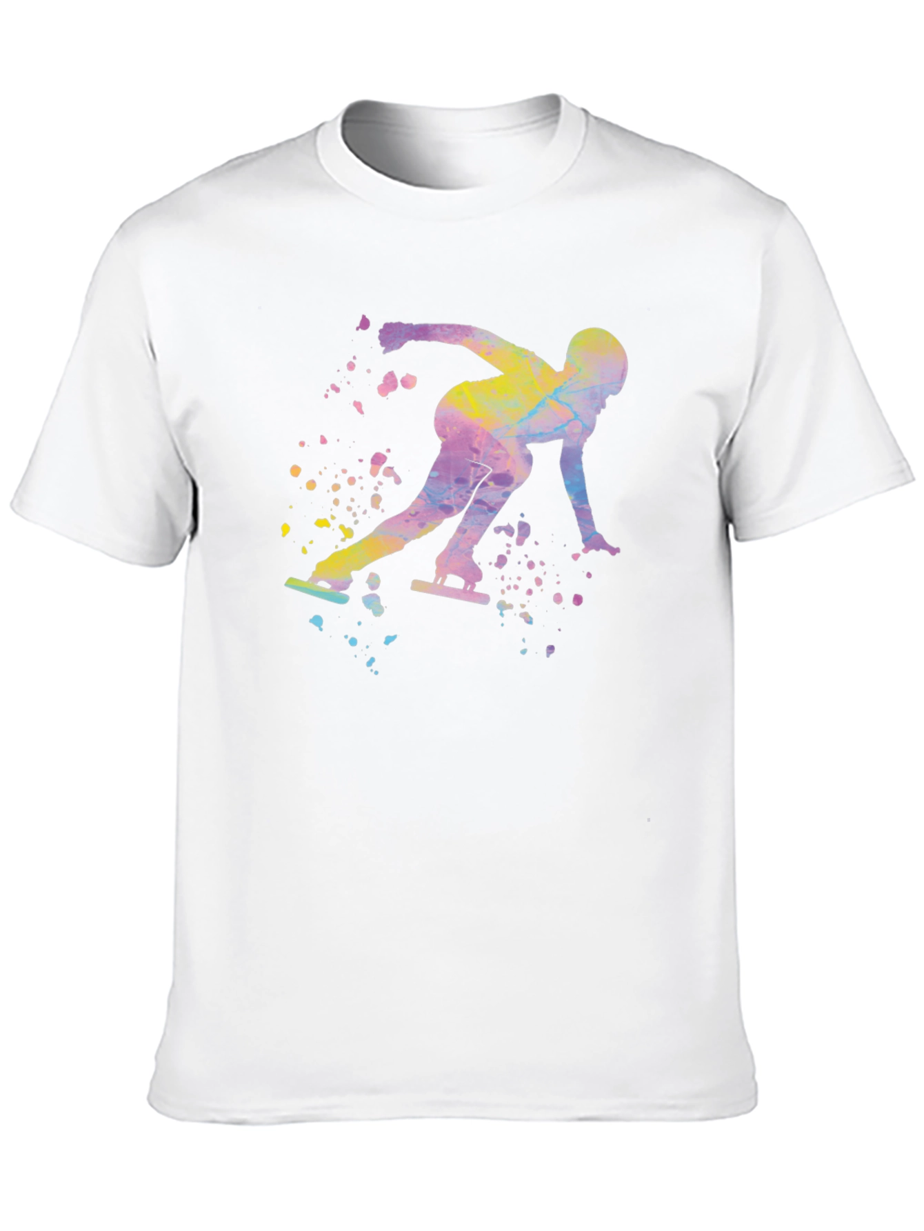 Speed Skater Graphic Tee - Stylish Mens T-Shirt