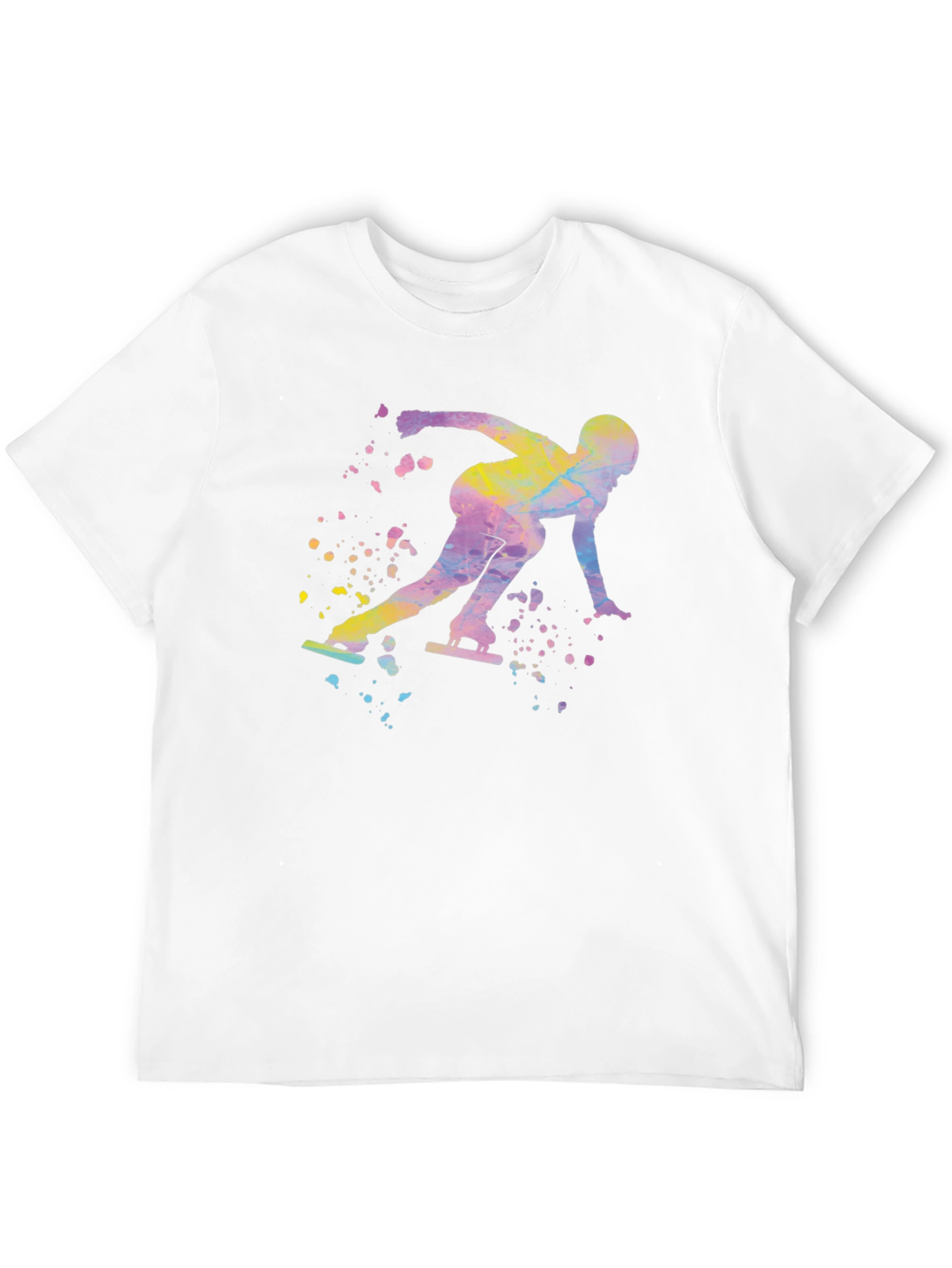 Speed Skater Graphic Tee - Stylish Mens T-Shirt