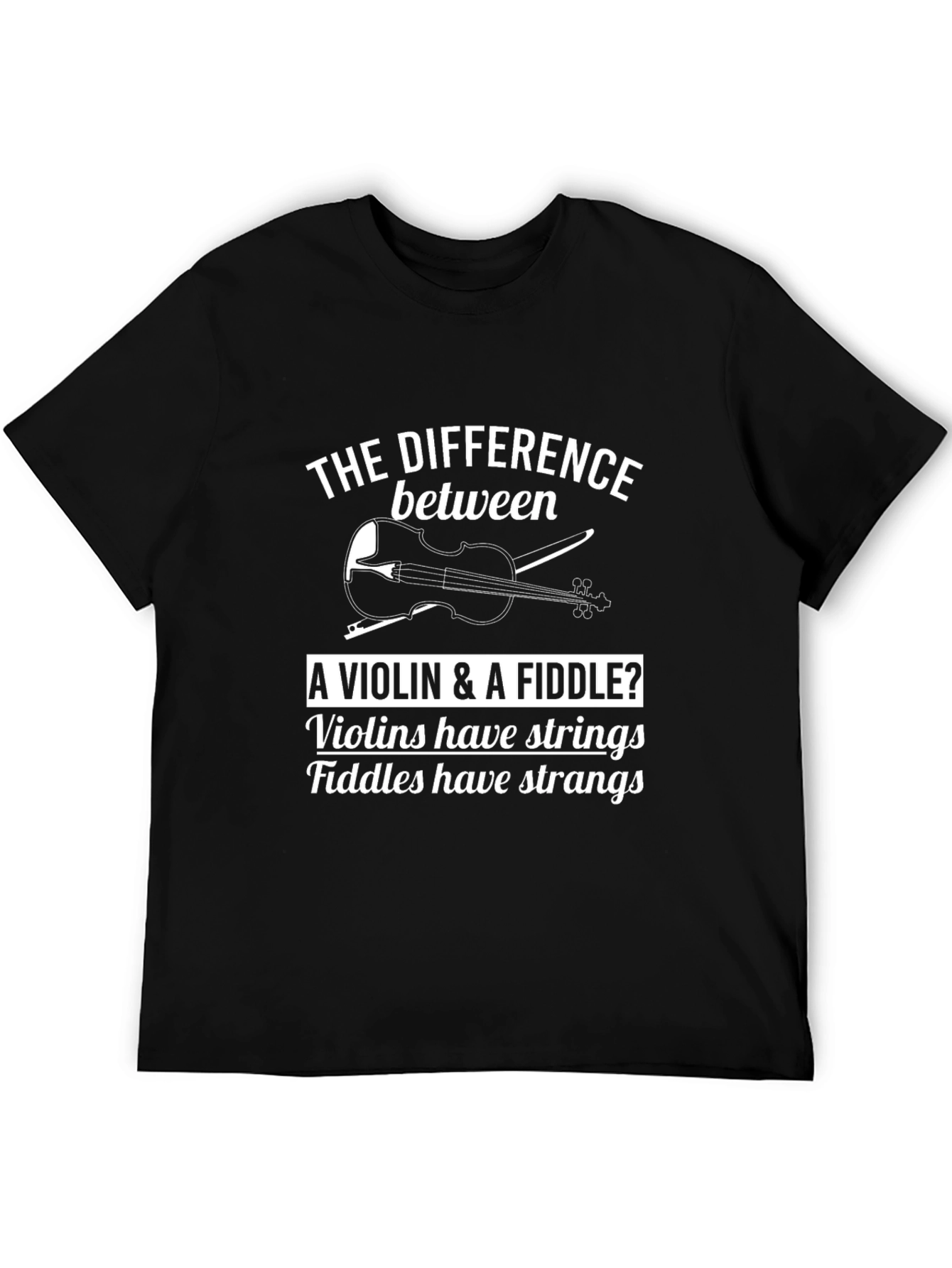 Violin vs Fiddle T-Shirt: Musical Humor Tee