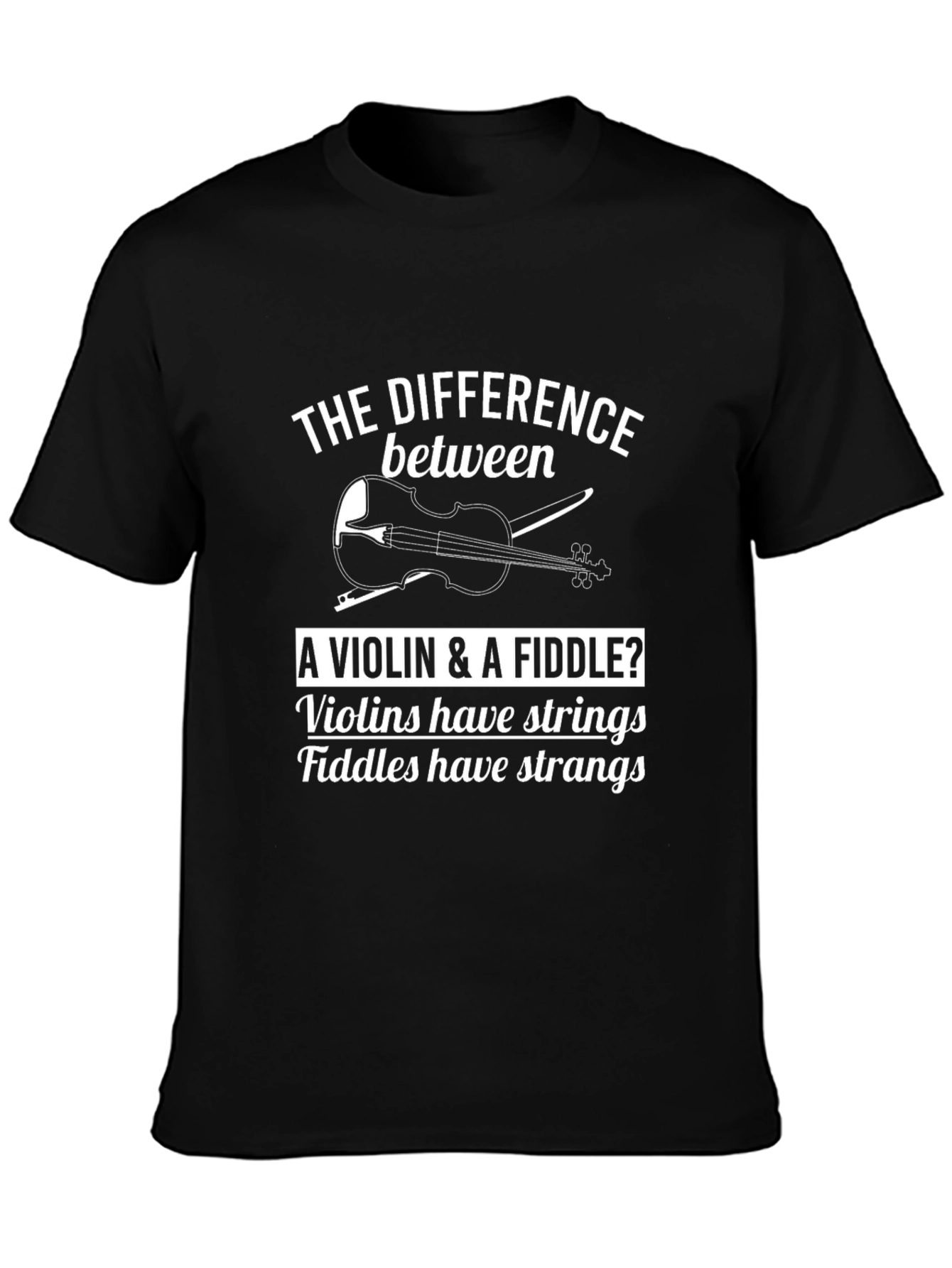 Violin vs Fiddle T-Shirt: Musical Humor Tee
