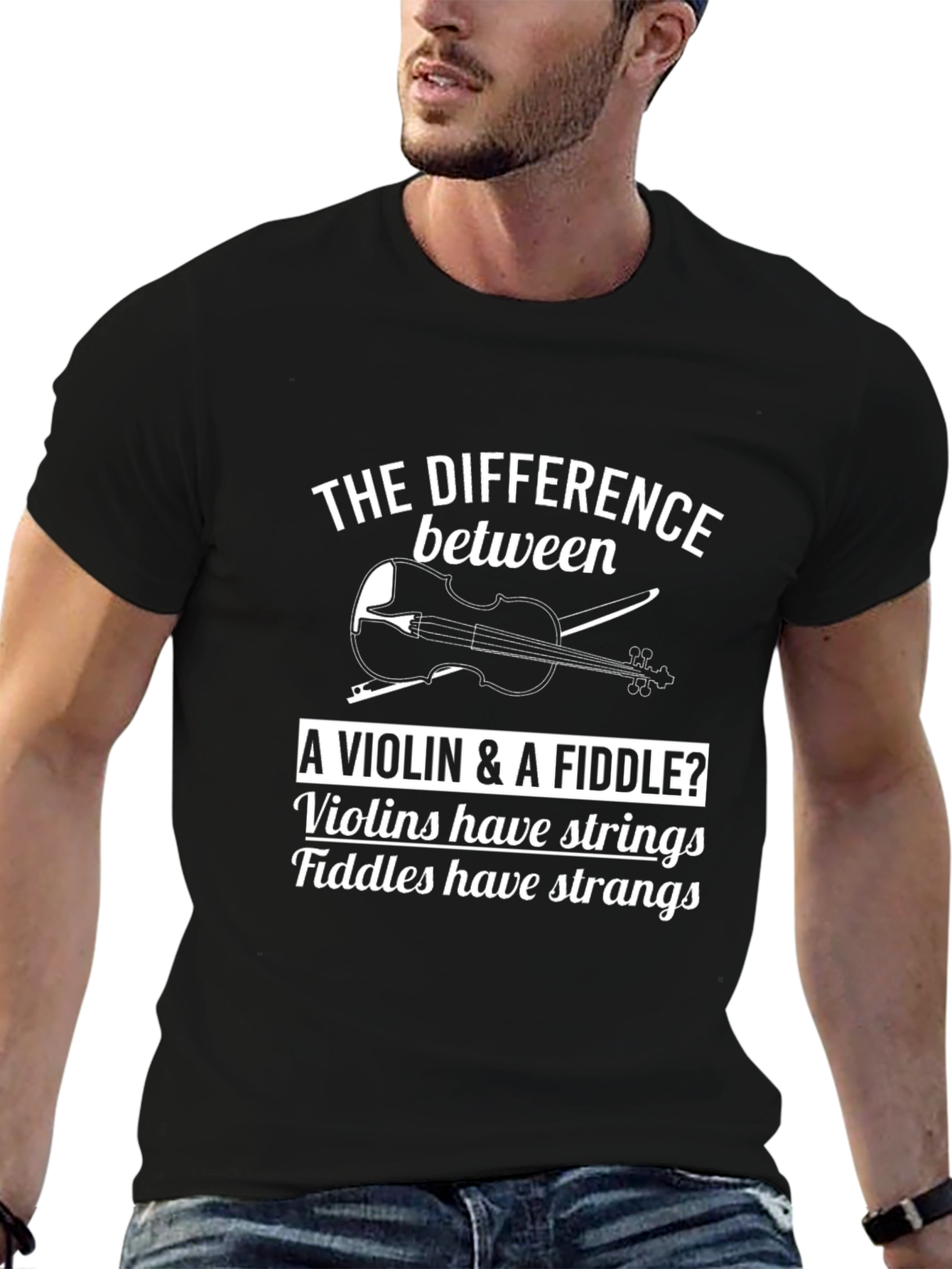 Violin vs Fiddle T-Shirt: Musical Humor Tee
