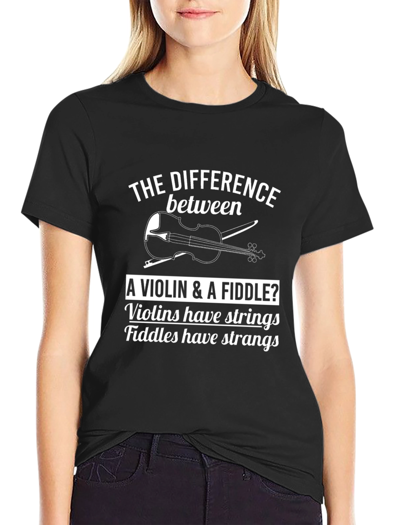 Violin vs Fiddle T-Shirt: Musical Humor Tee