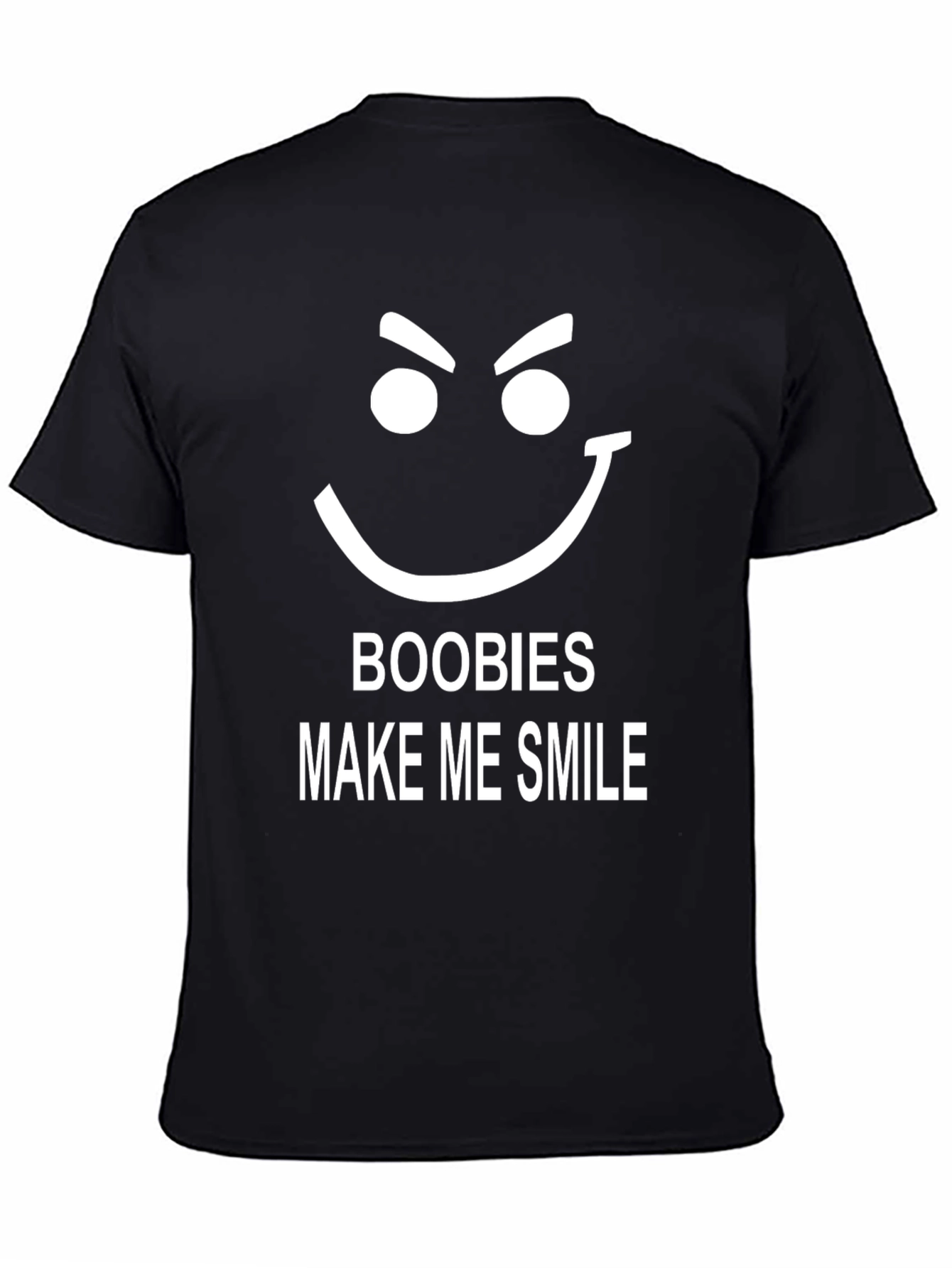 Boobies Make Me Smile Graphic Tee