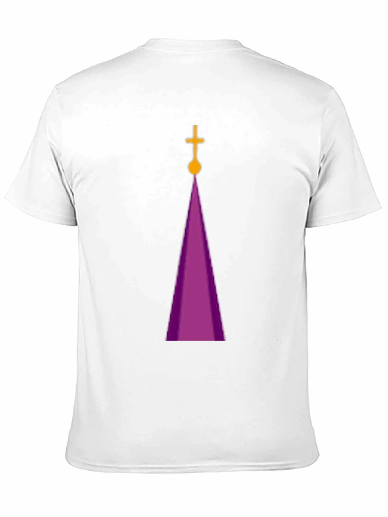 Purple Cathedral Graphic Black T-Shirt