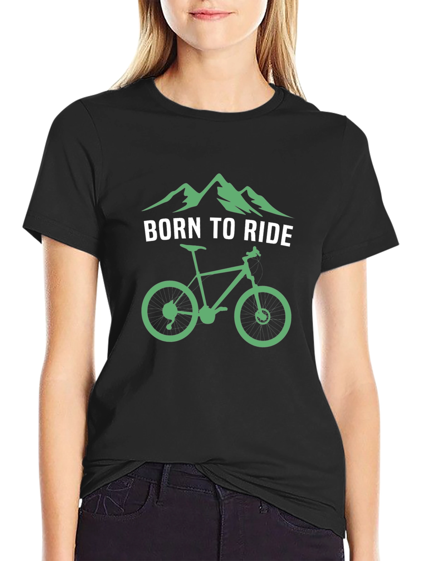 Born to Ride Mountain Bike T-Shirt